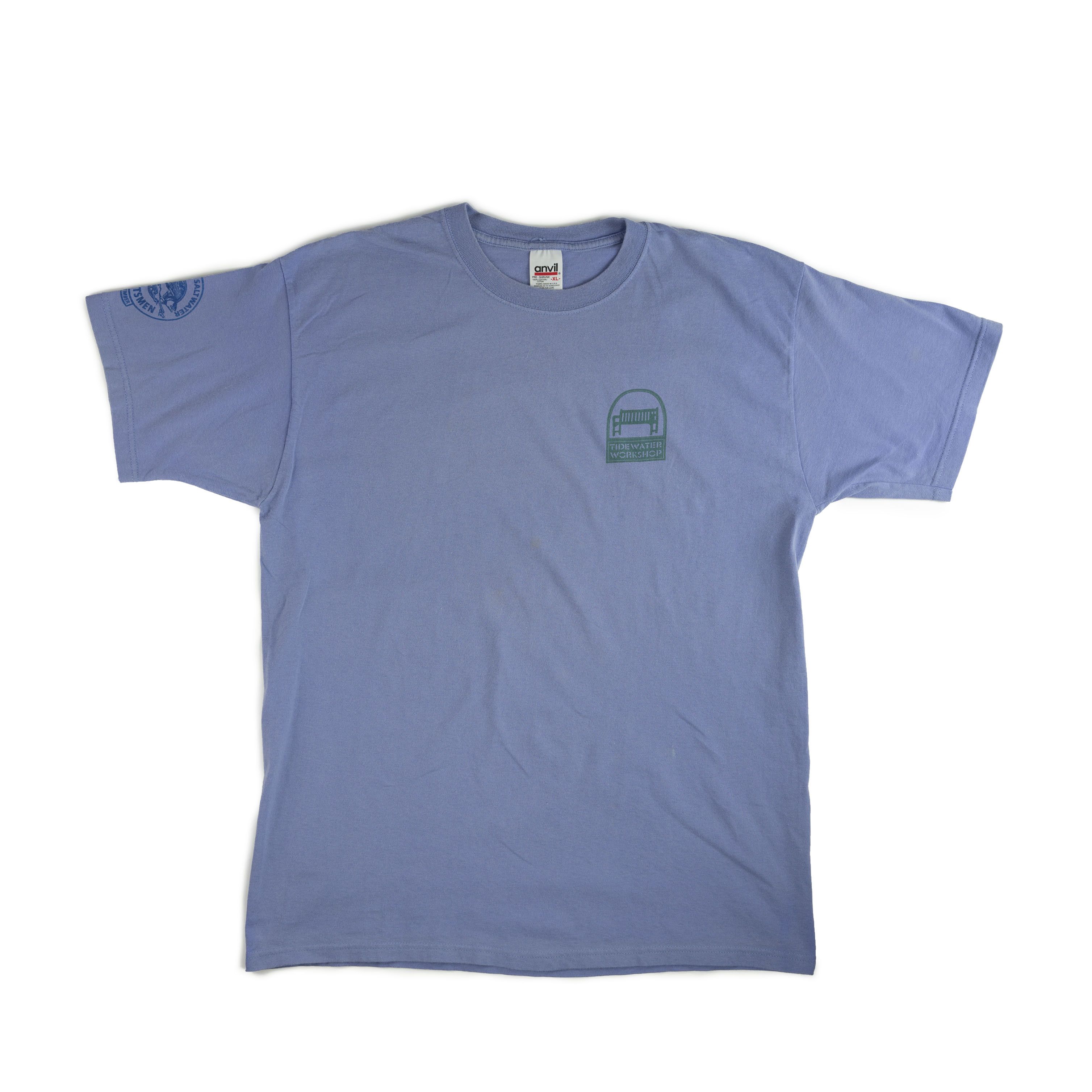 image of Vintage Greater Atlantic Bluefish Tournament Tee Shirt in Purple, Men's (Size XL)