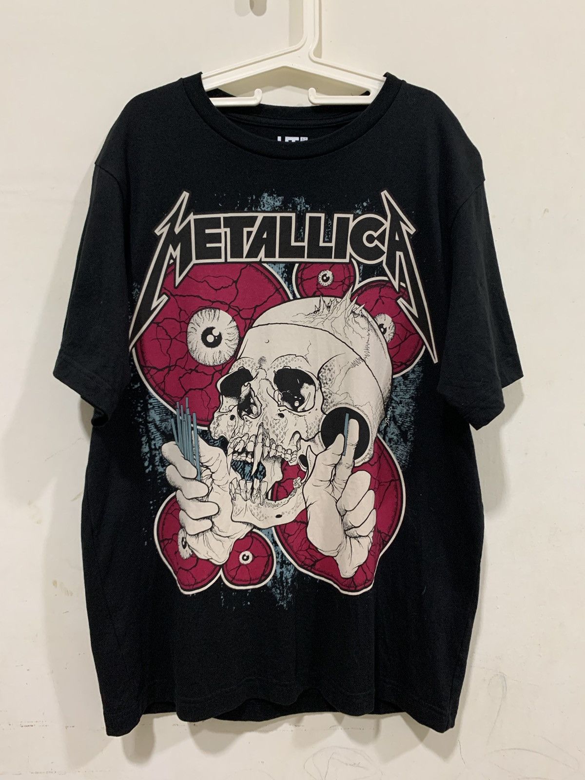 Vintage Y2K Metallica Pushead For Uniqlo Tee