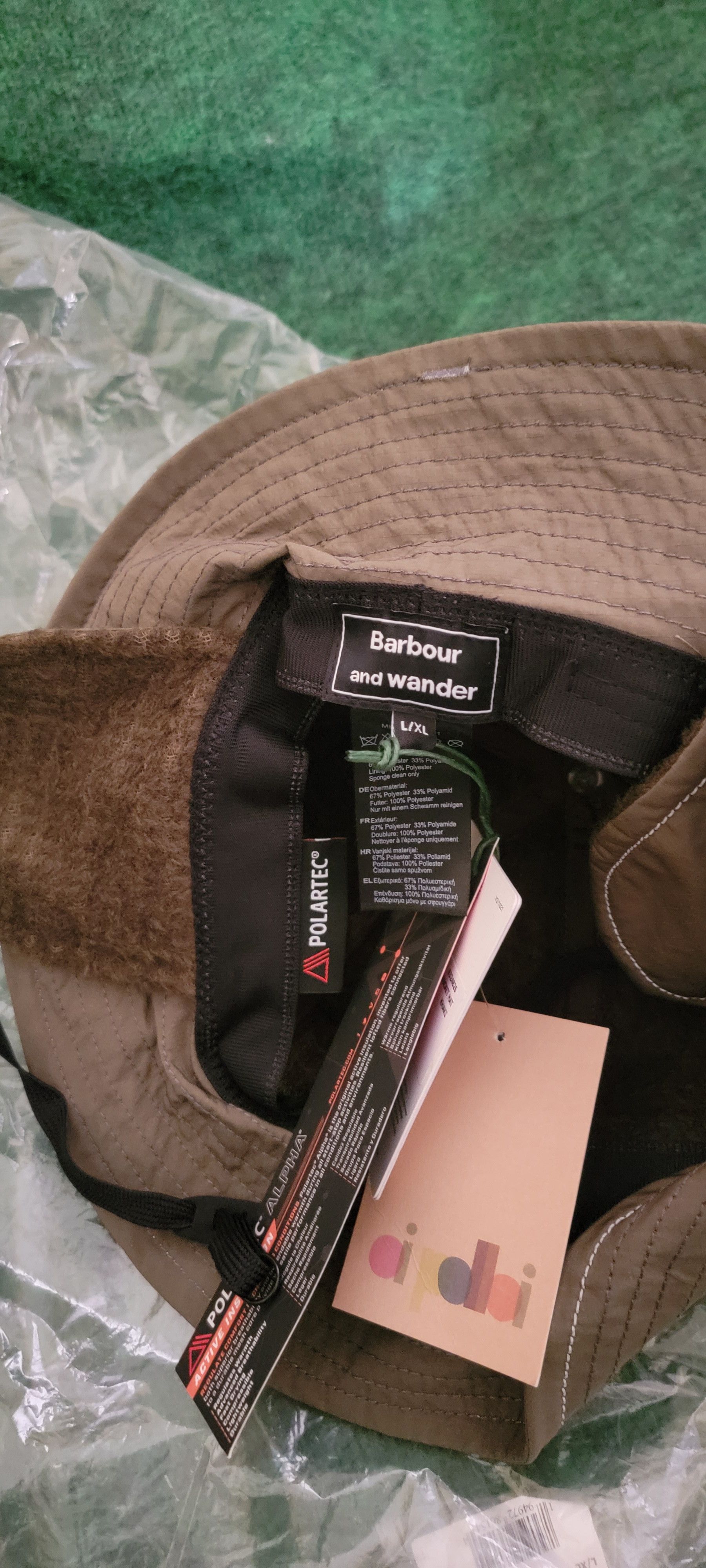 And Wander × Barbour Barbour x and wander bucket hat size L/XL Size ONE SIZE - 4 Thumbnail