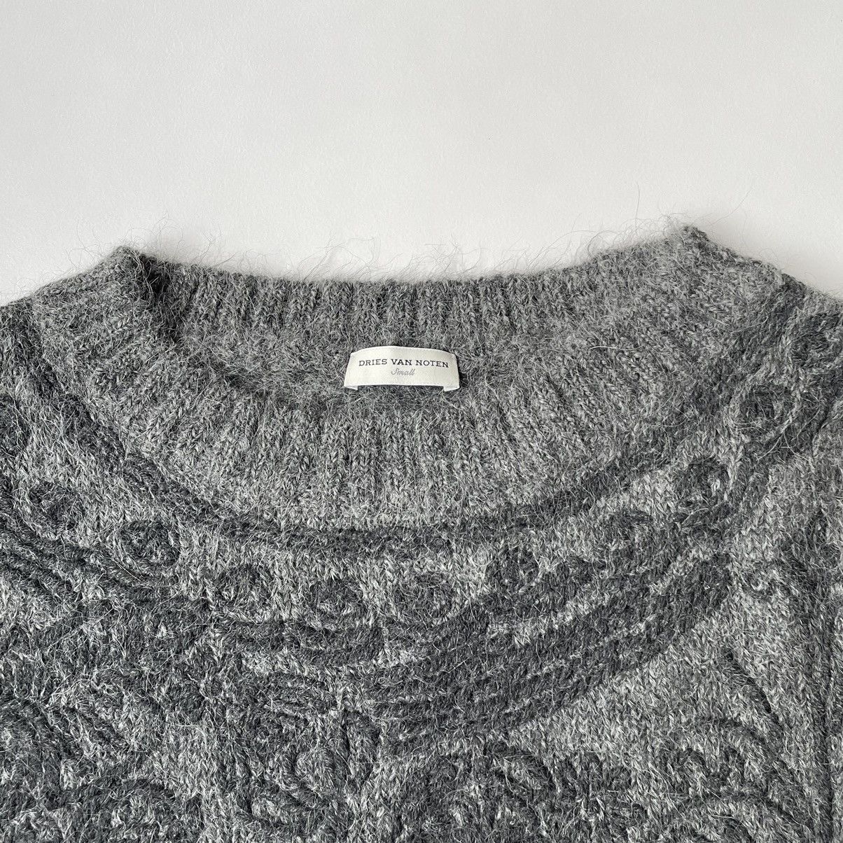 Dries Van Noten Sample Embroidered Mohair Sweater Size US M / EU 48-50 / 2 - 4 Thumbnail