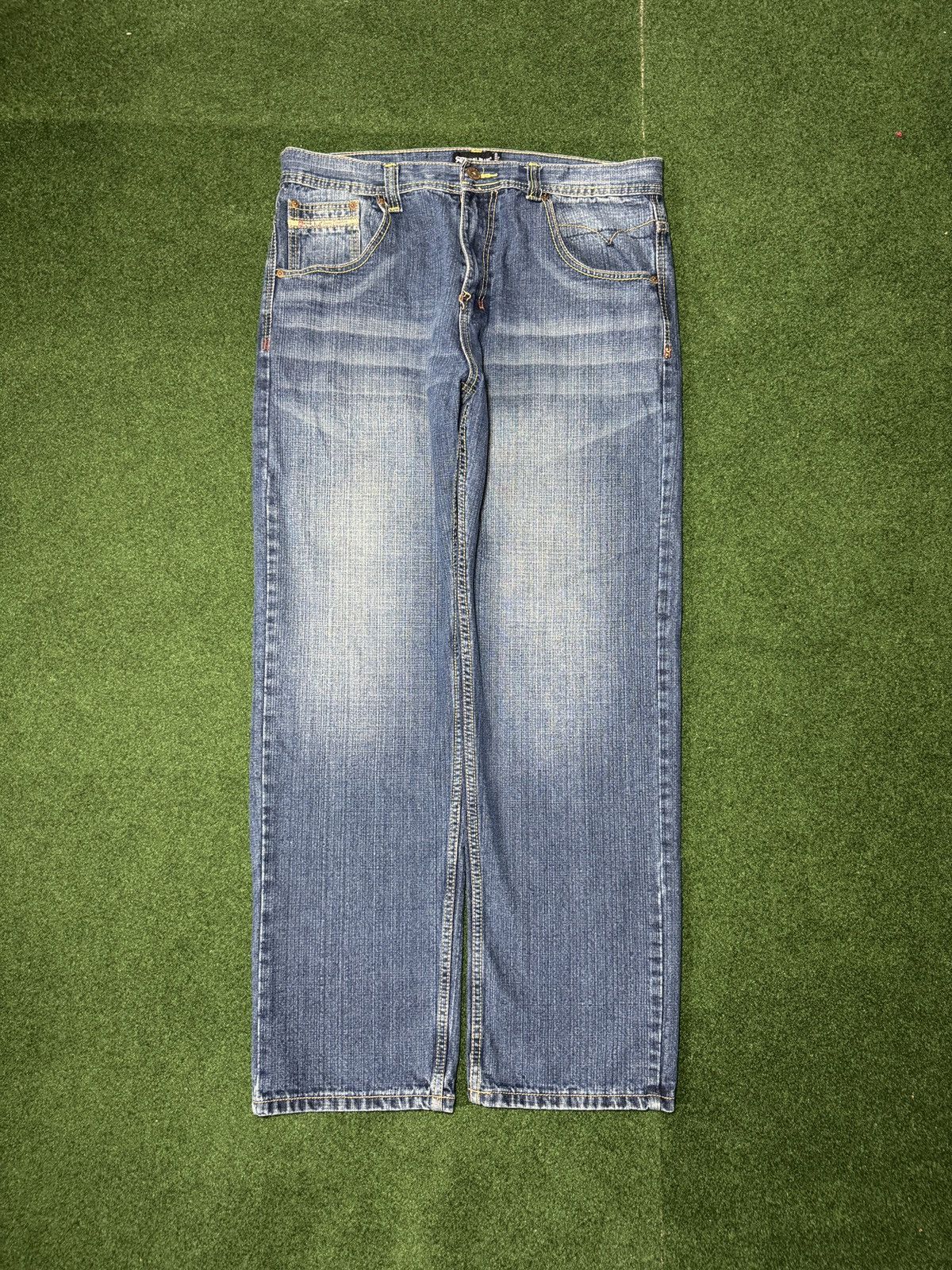 Ecko Unltd. × Southpole Y2K Baggy Wide Leg Hip Hop Royal Blue Southpole 38x32 Jeans Size US 38 / EU 54 - 3 Thumbnail