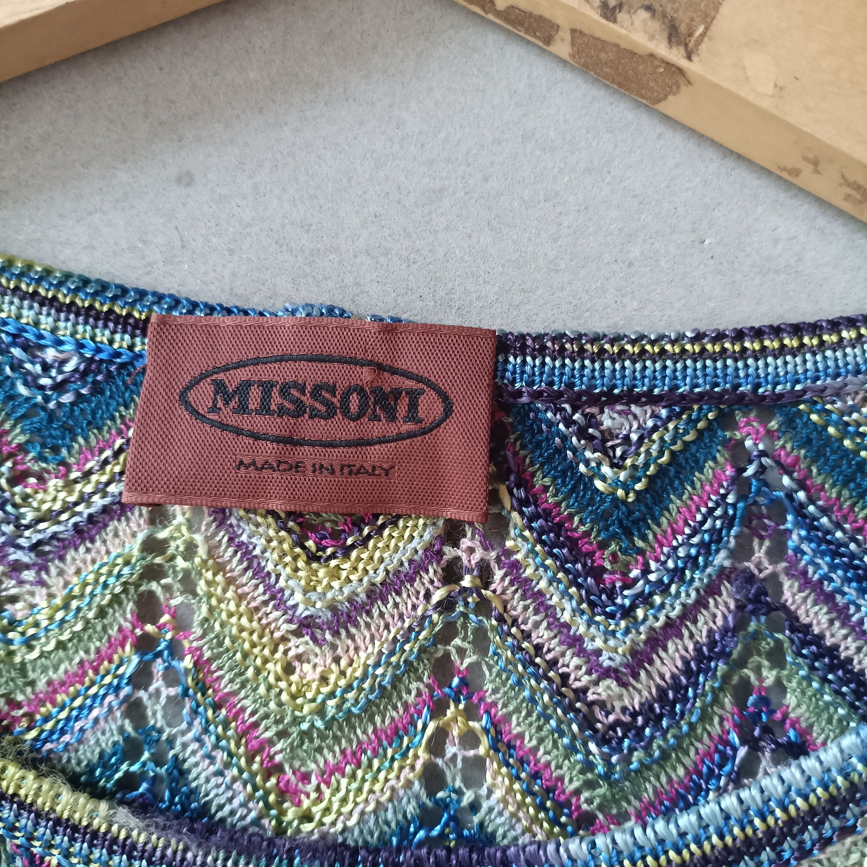 Missoni Missoni Top Knitted patern linen mix rayon Size M / US 6-8 / IT 42-44 - 6 Thumbnail