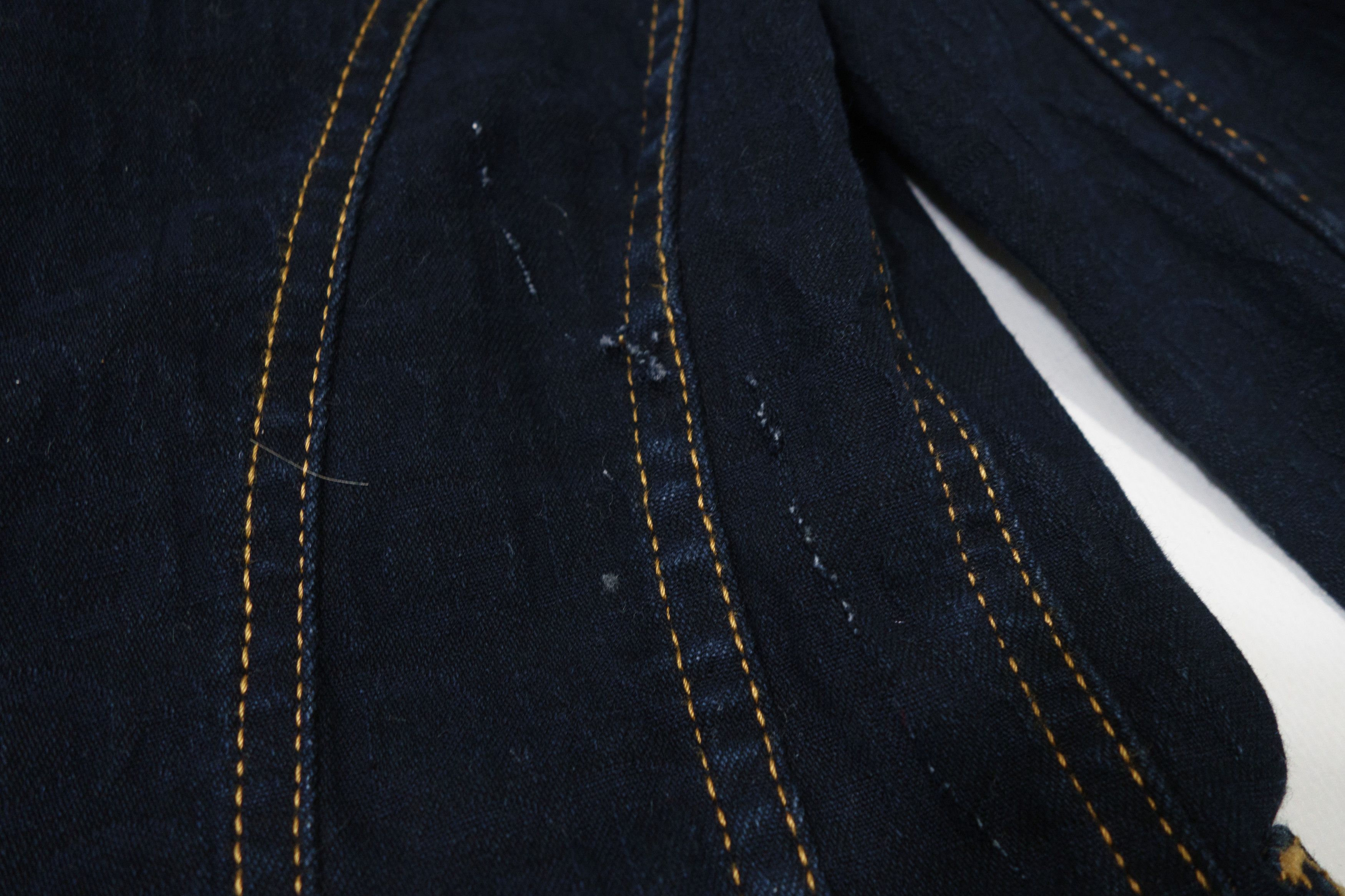Dolce & Gabbana Y2K D&G Monogram Fitted Denim Jacket Blazer Size XS / US 0-2 / IT 36-38 - 8 Thumbnail