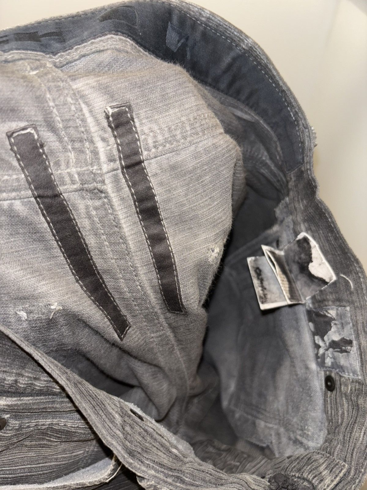 Rick Owens RICK OWENS DRKSHDW HOGWASH CORDUROY SZ 32 Size US 32 / EU 48 - 8 Thumbnail