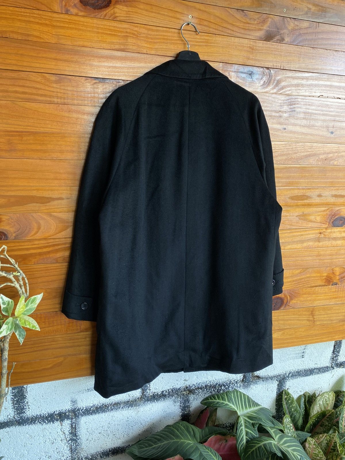 Vintage Vintage Black Cashmere Overcoat – 100% Cashmere Wool Size US M / EU 48-50 / 2 - 16 Thumbnail