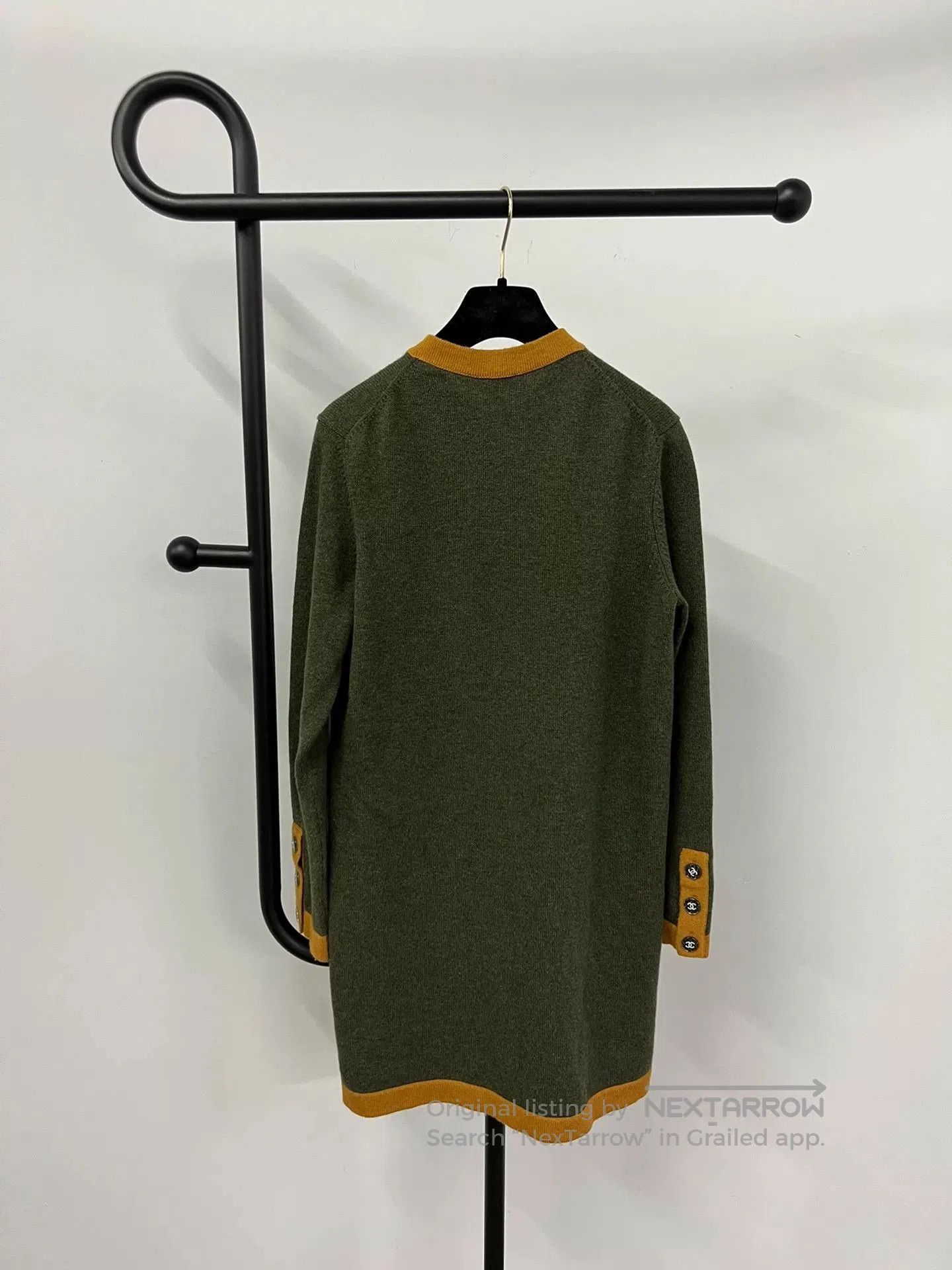 Chanel Chanel Green Long Cashmere Cardigan. Size US S / EU 44-46 / 1 - 2 Thumbnail