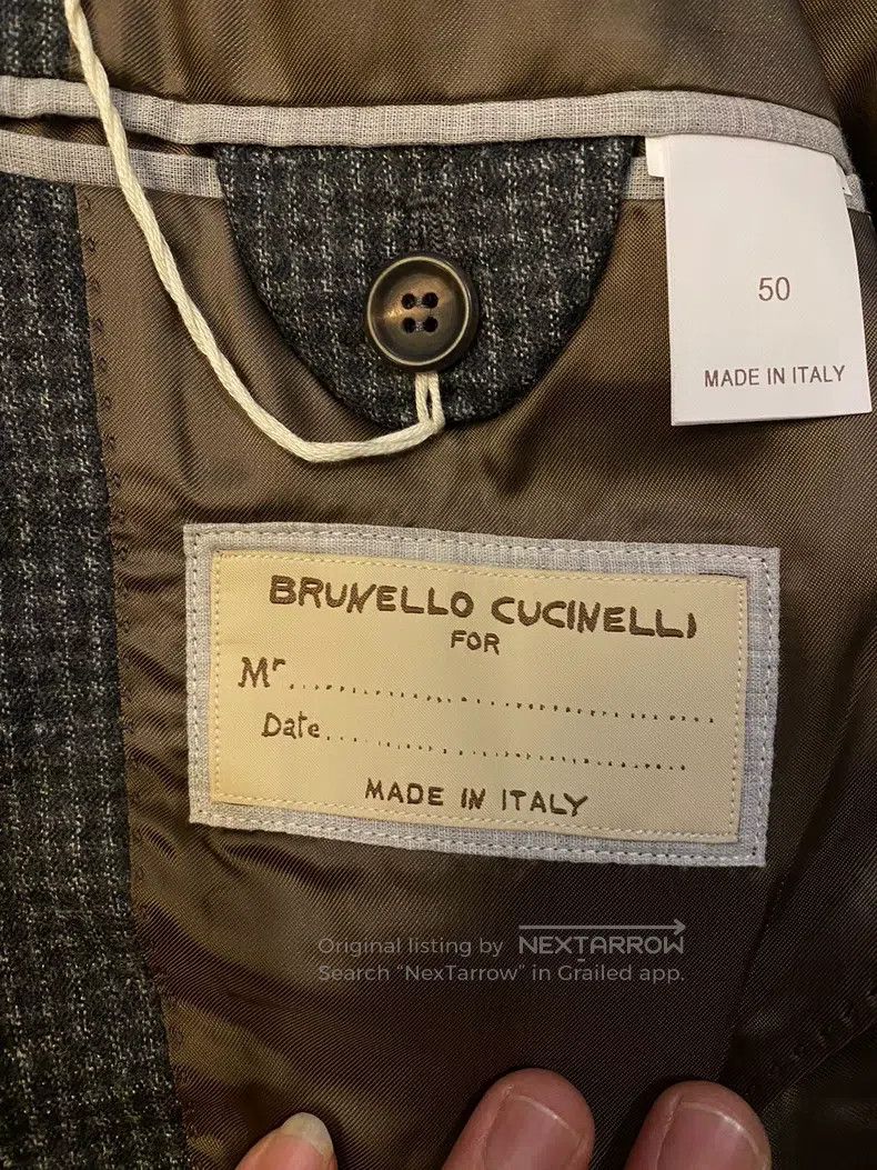 Brunello Cucinelli Brunello Cucinelli Wool suit jacket Size 50L - 4 Thumbnail