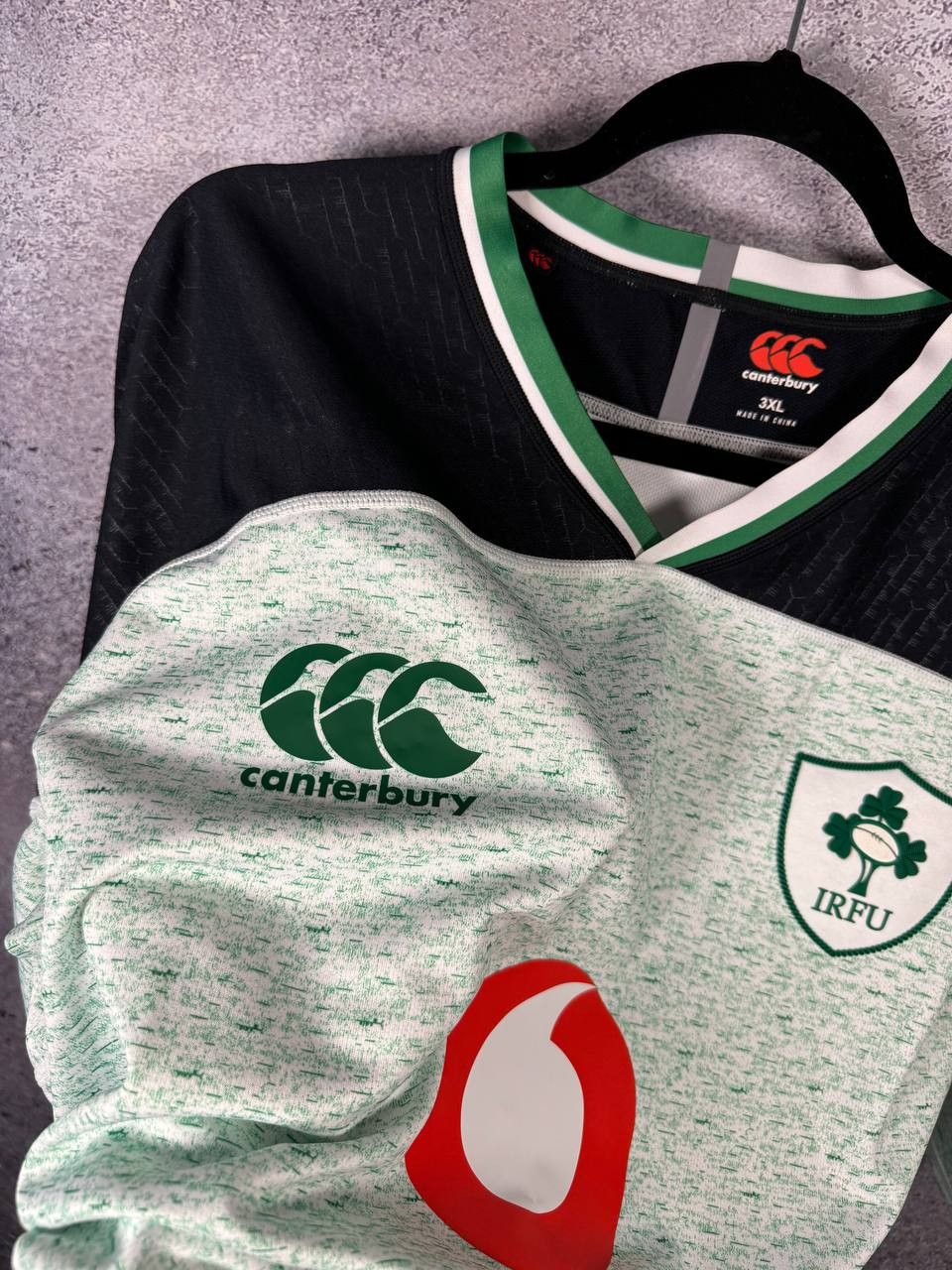 Canterbury of New Zealand × Vintage Ireland IRFU Irish Rugby Union 2019 Canterbury Jersey Size US XXL / EU 58 / 5 - 6 Thumbnail
