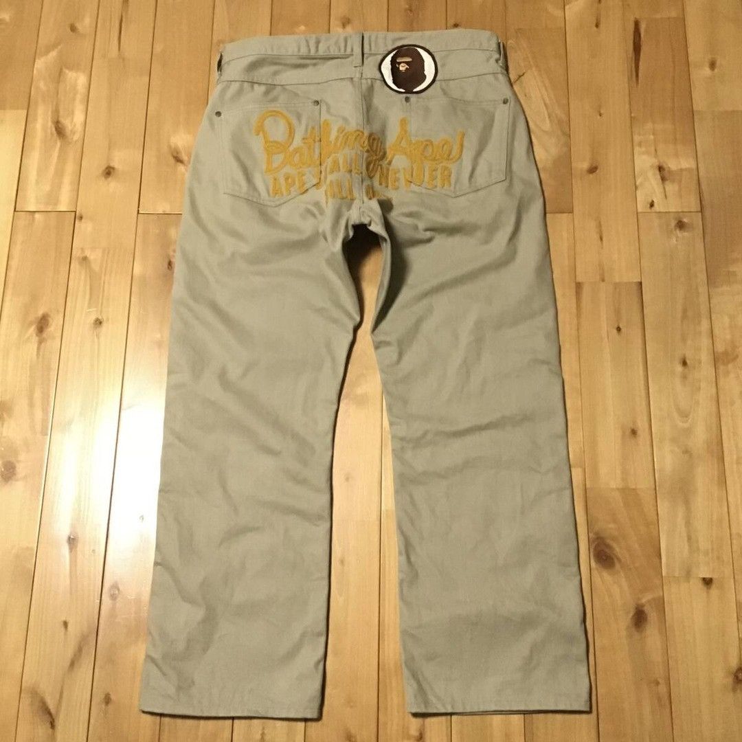 Bape BAPE Champion embroidered pants a bathing ape NIGO ★size M Size US 32 / EU 48 - 1 Thumbnail