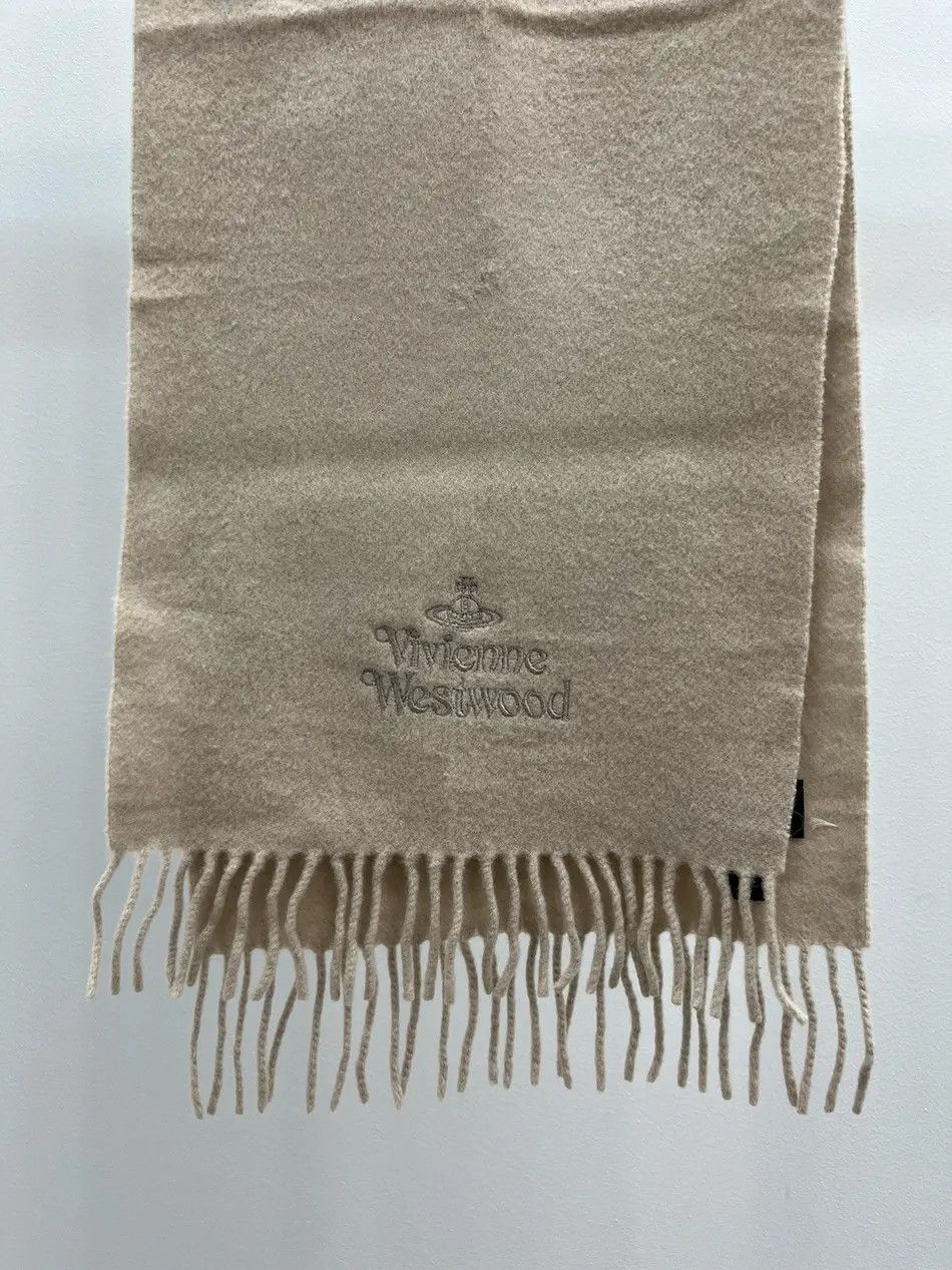 Vivienne Westwood Vivienne Westwood Orb Logo Wool Scarf Size ONE SIZE - 3 Thumbnail