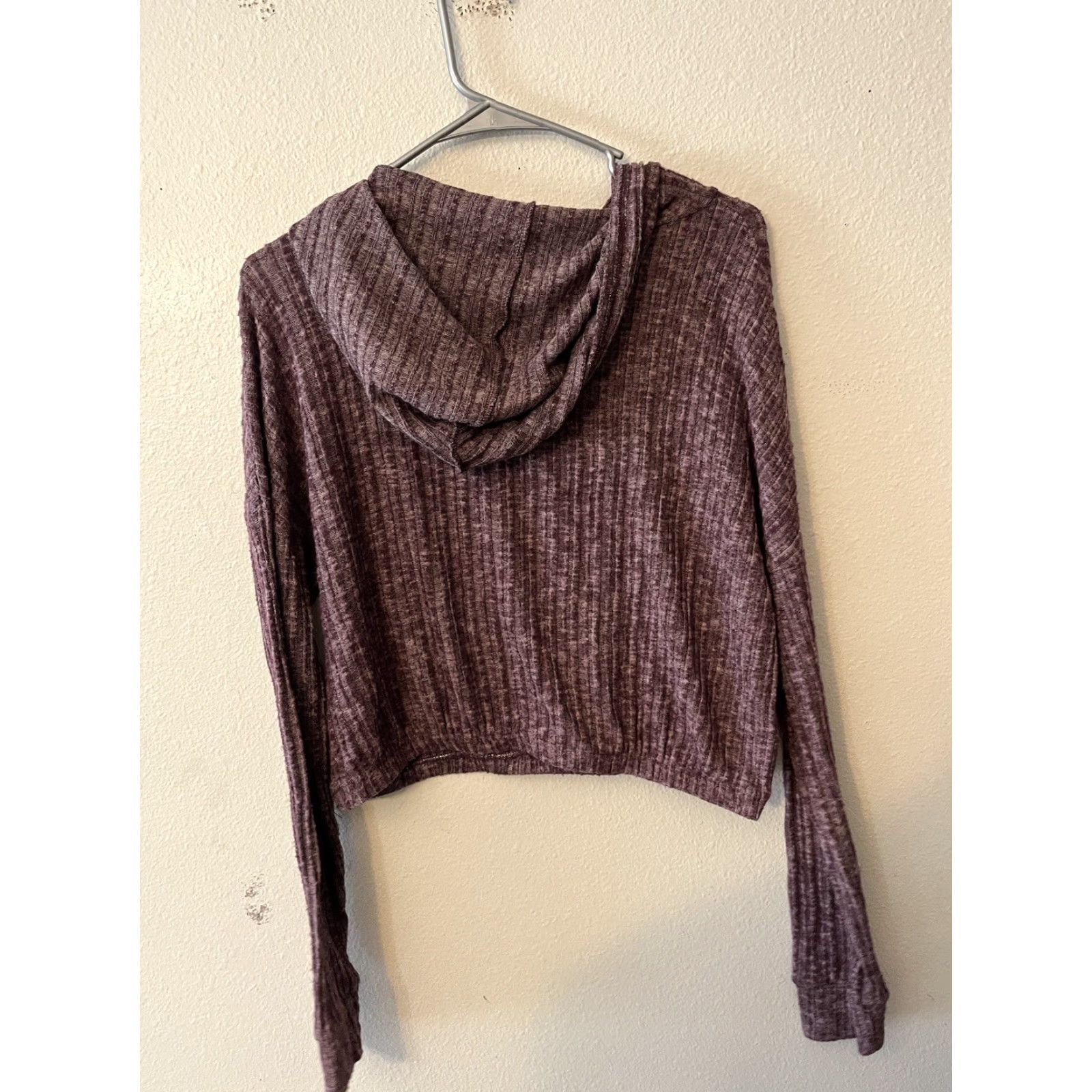 Vintage VINTAGE Aéropostale Hoodie Shirt Womens Medium Purple Pullover Activewear 90s Concert? Size M / US 6-8 / IT 42-44 - 3 Thumbnail