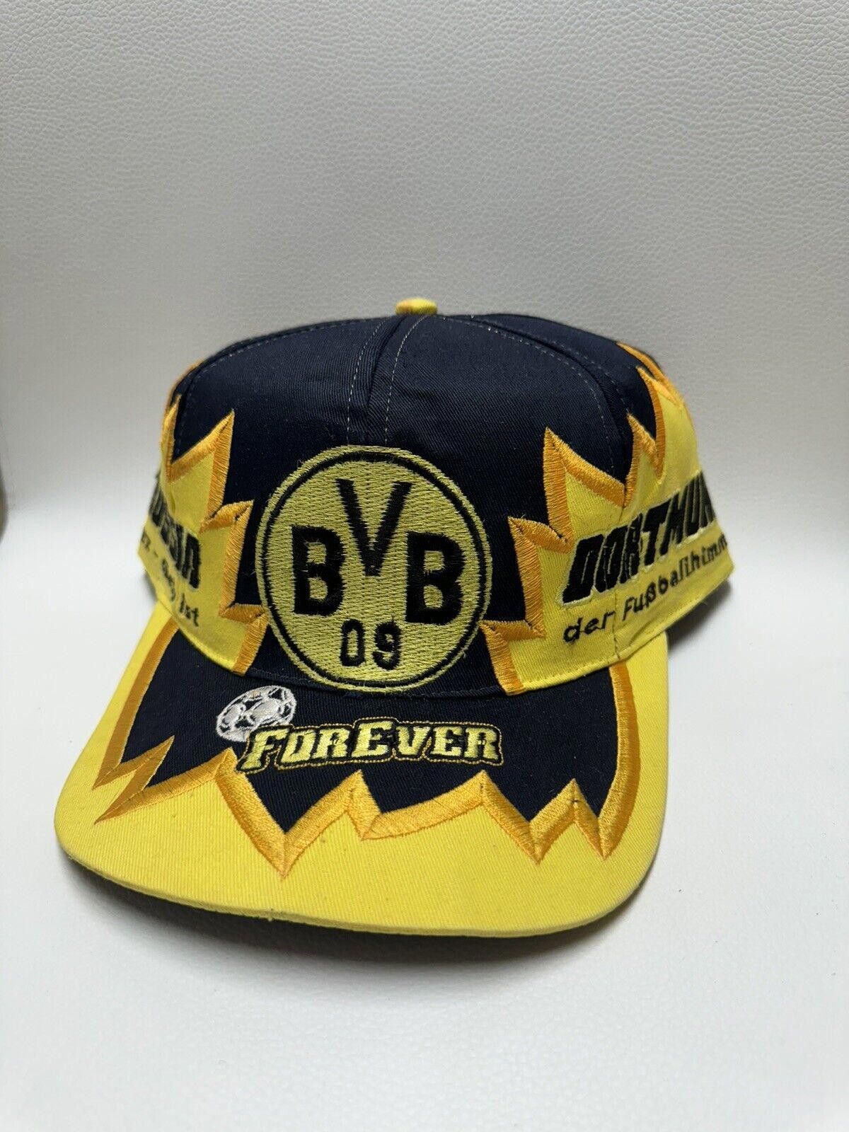 Vintage VTG FIFA Borussia Dortmund BVB Soccer Hat Drew Pearson Size ONE SIZE - 2 Thumbnail