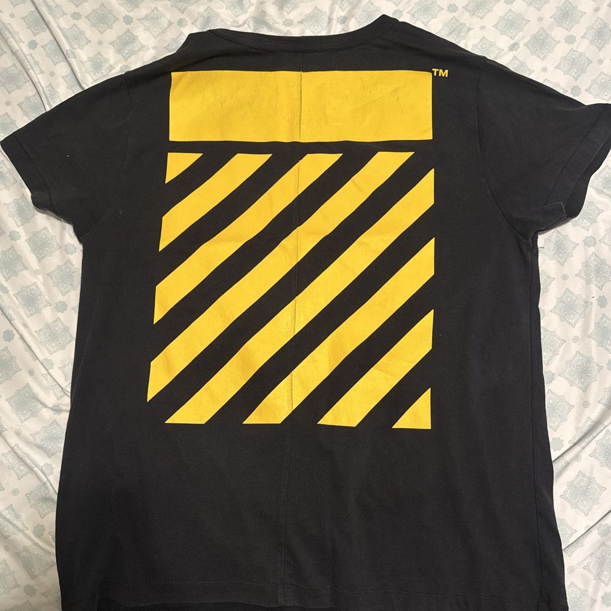 Off-White Offwhite Virgil Abloh Caravaggio T-Shirt Angel Black/Yellow Size US M / EU 48-50 / 2 - 4 Thumbnail