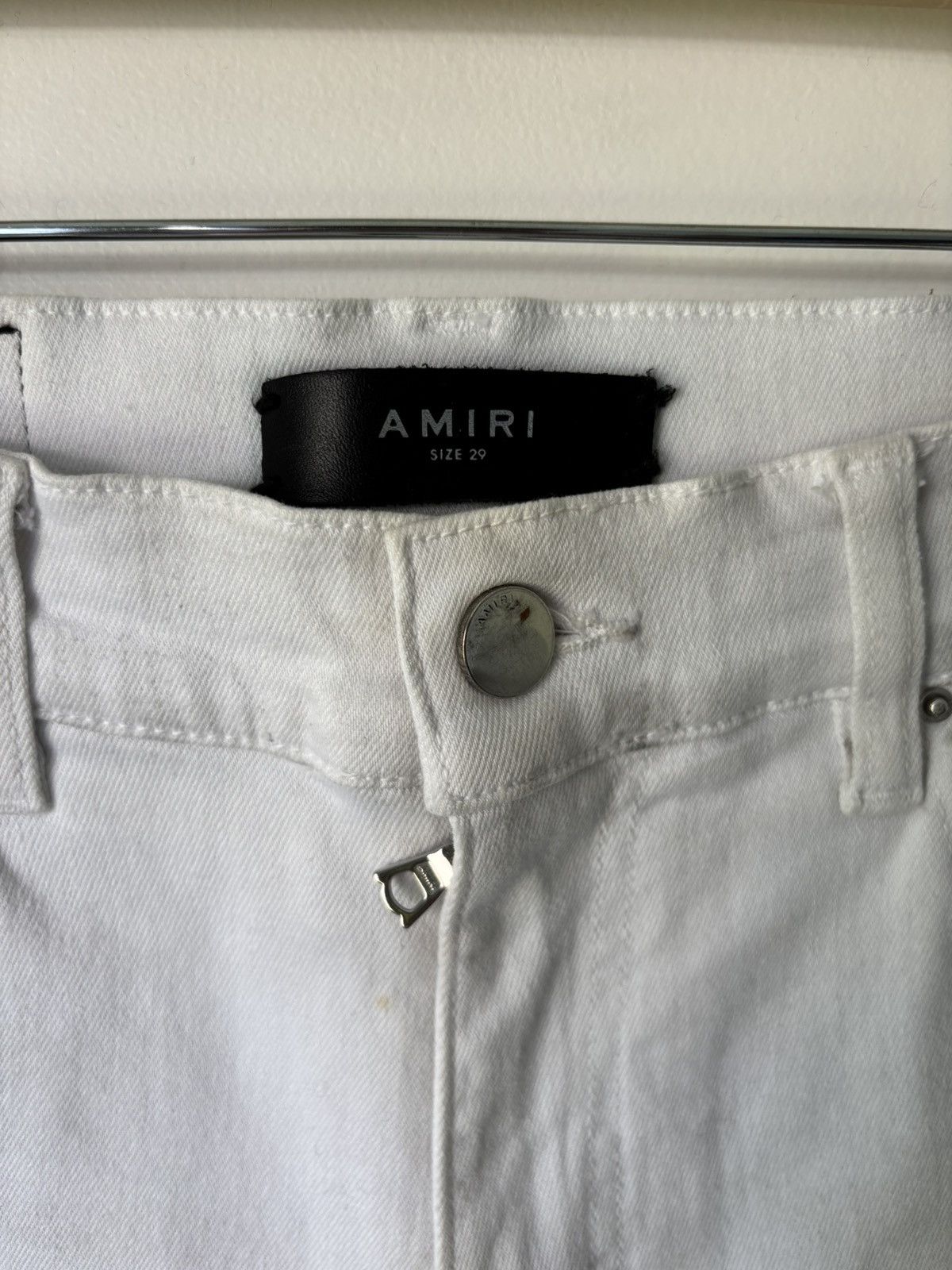 Amiri Amiri Cropped Raw Hem Jean Size US 29 - 2 Thumbnail