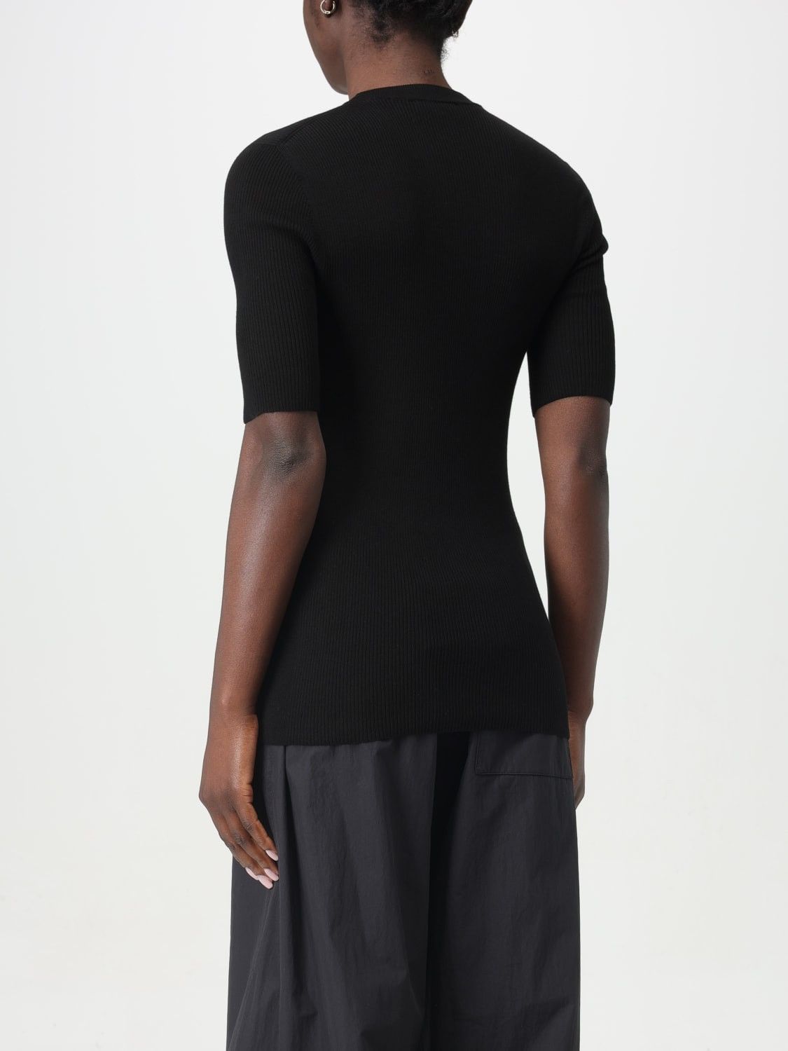Jil Sander o1mt1gz0625 Sweater in Black Size L / US 10 / IT 46 - 3 Thumbnail