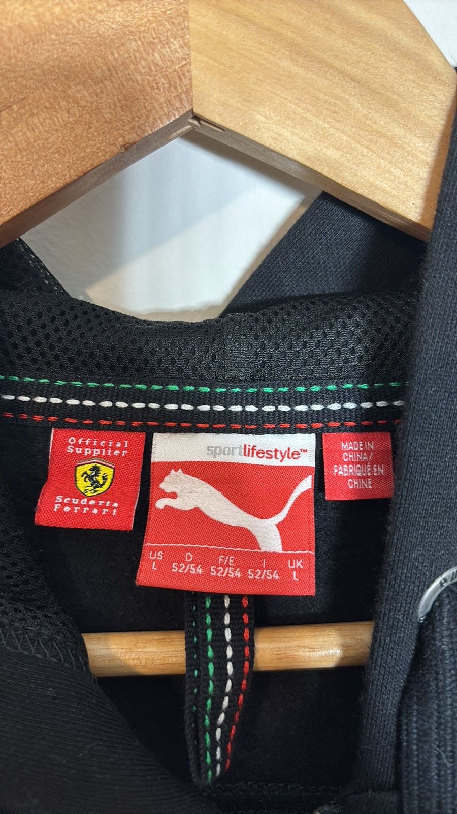 Ferrari × Puma Puma Ferrari Full Zip Hoodie Size US L / EU 52-54 / 3 - 3 Thumbnail