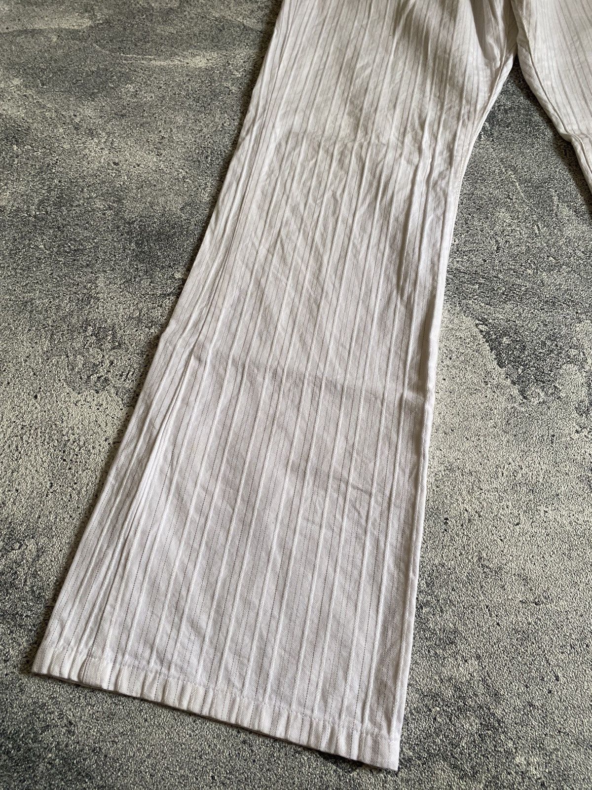 semanticdesign SEMANTIC DESIGN STRIPE FLARED TROUSERS PANTS Size US 32 / EU 48 - 3 Thumbnail