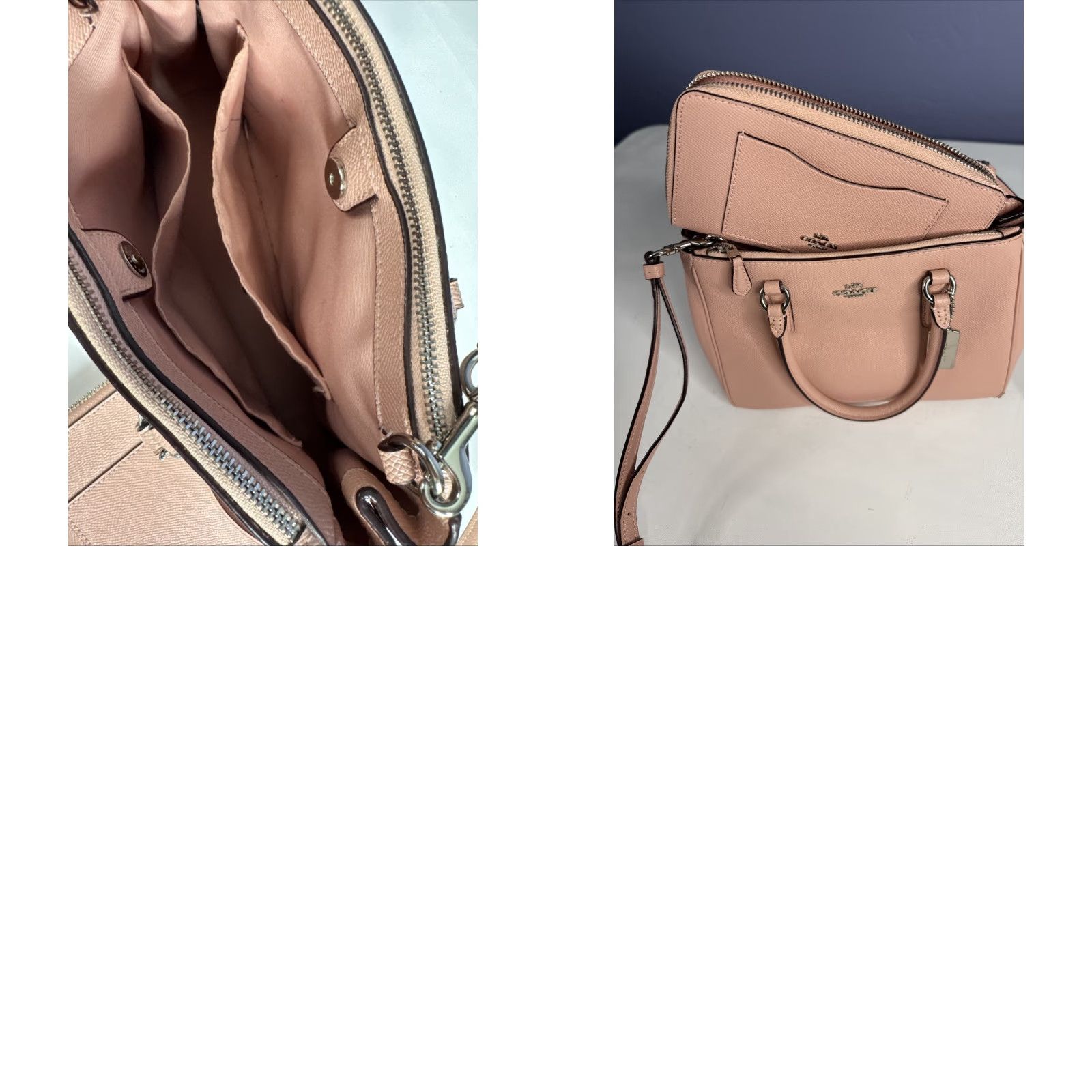 Coach Coach Bag Crossbody Mini Surrey Carryall Pink With Wallet Women Purse Size ONE SIZE - 11 Thumbnail