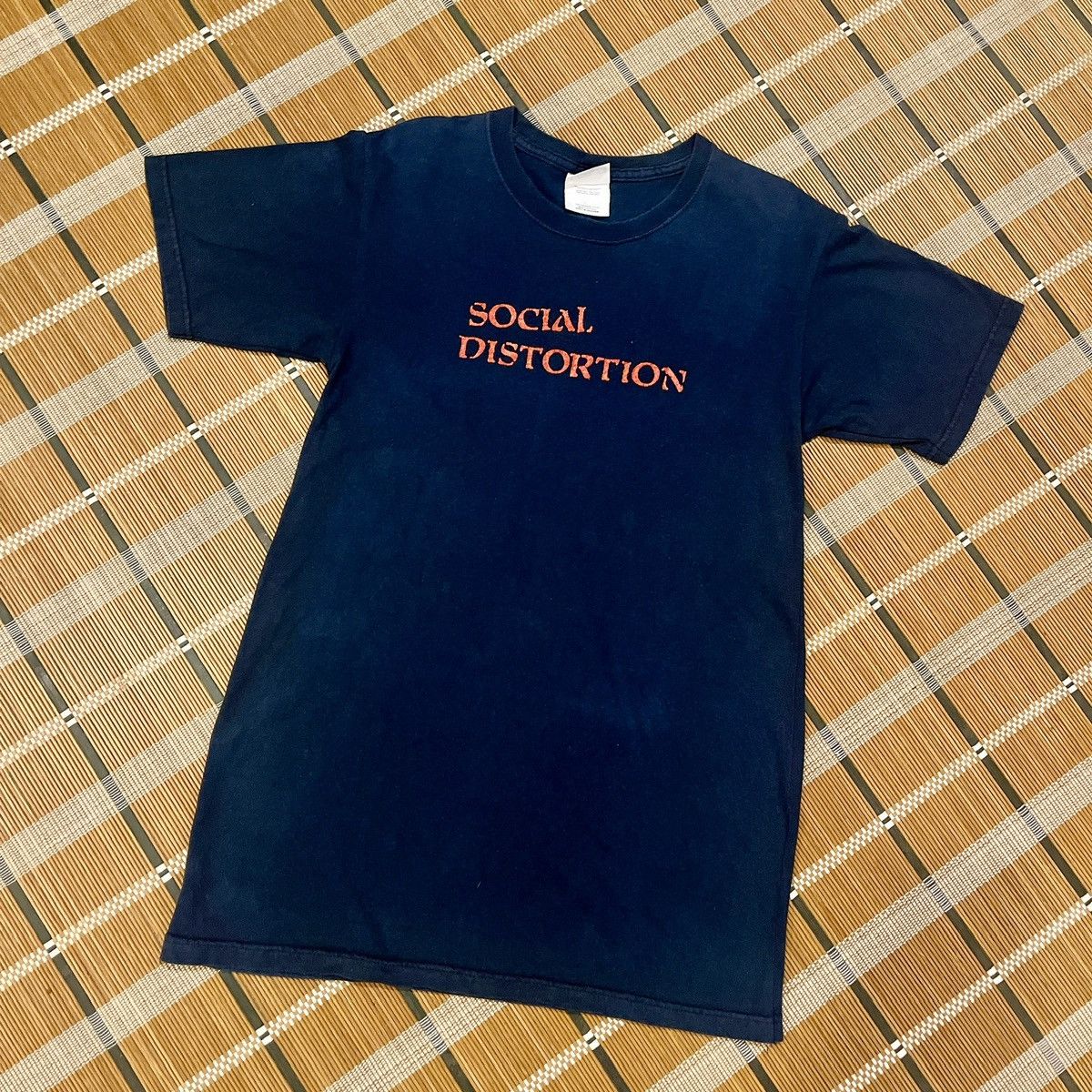 Band Tees × Vintage VTG90’s Social Distortion Skeleton💀 Size US M / EU 48-50 / 2 - 1 Thumbnail