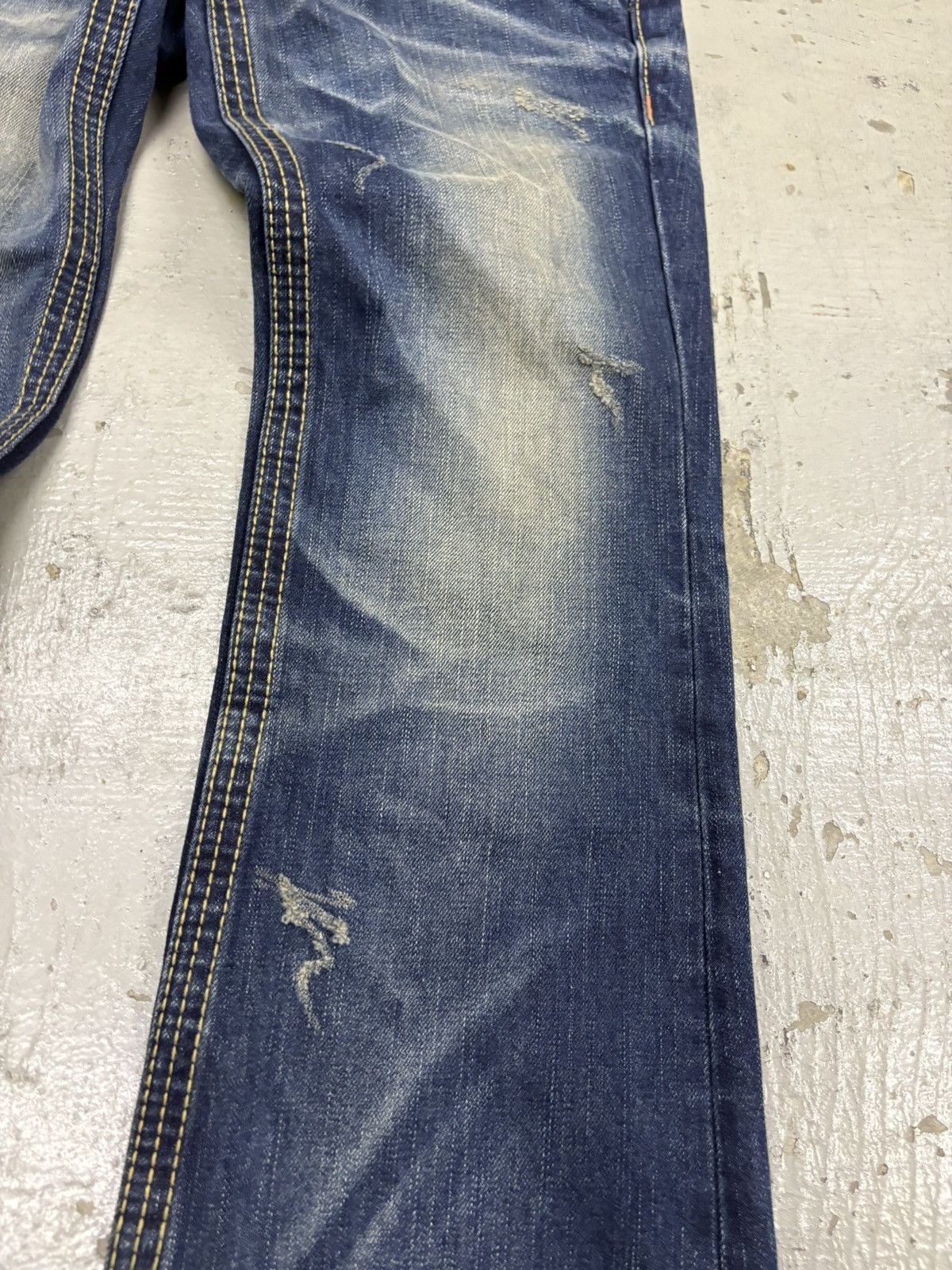 Tornado Mart Vintage Flared Lolita Jeans If Six Was Nine Distressed Size US 31 - 5 Thumbnail