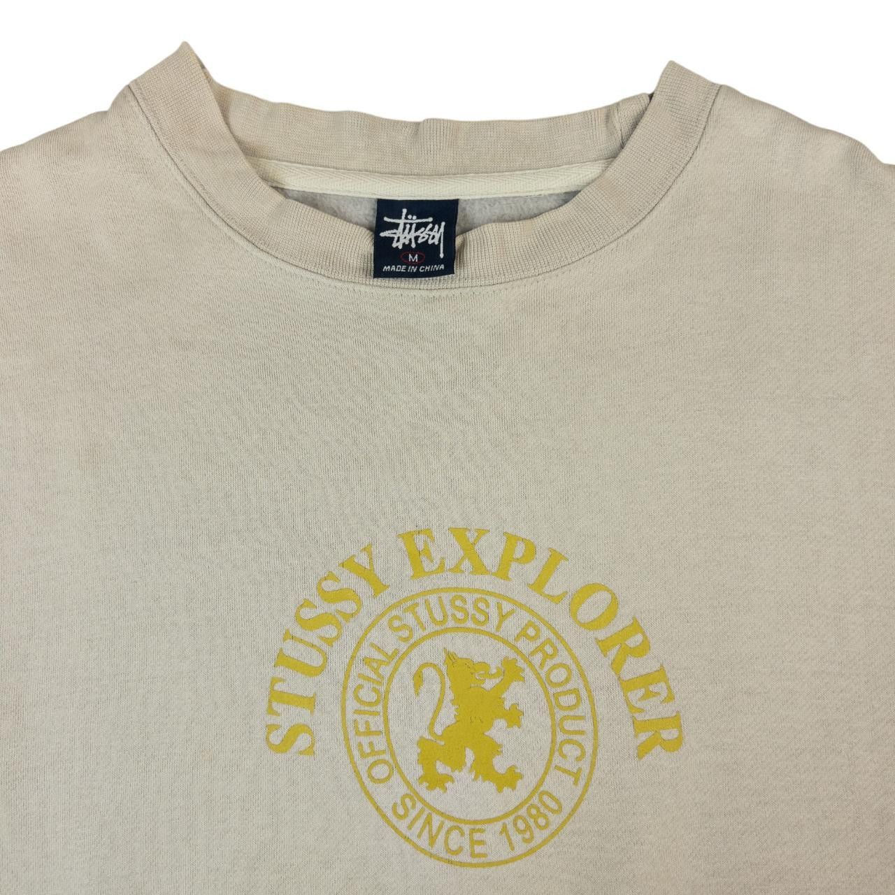 Stussy Vintage Stussy Explorer Graphic Sweatshirt Size XL Size US XL / EU 56 / 4 - 3 Thumbnail