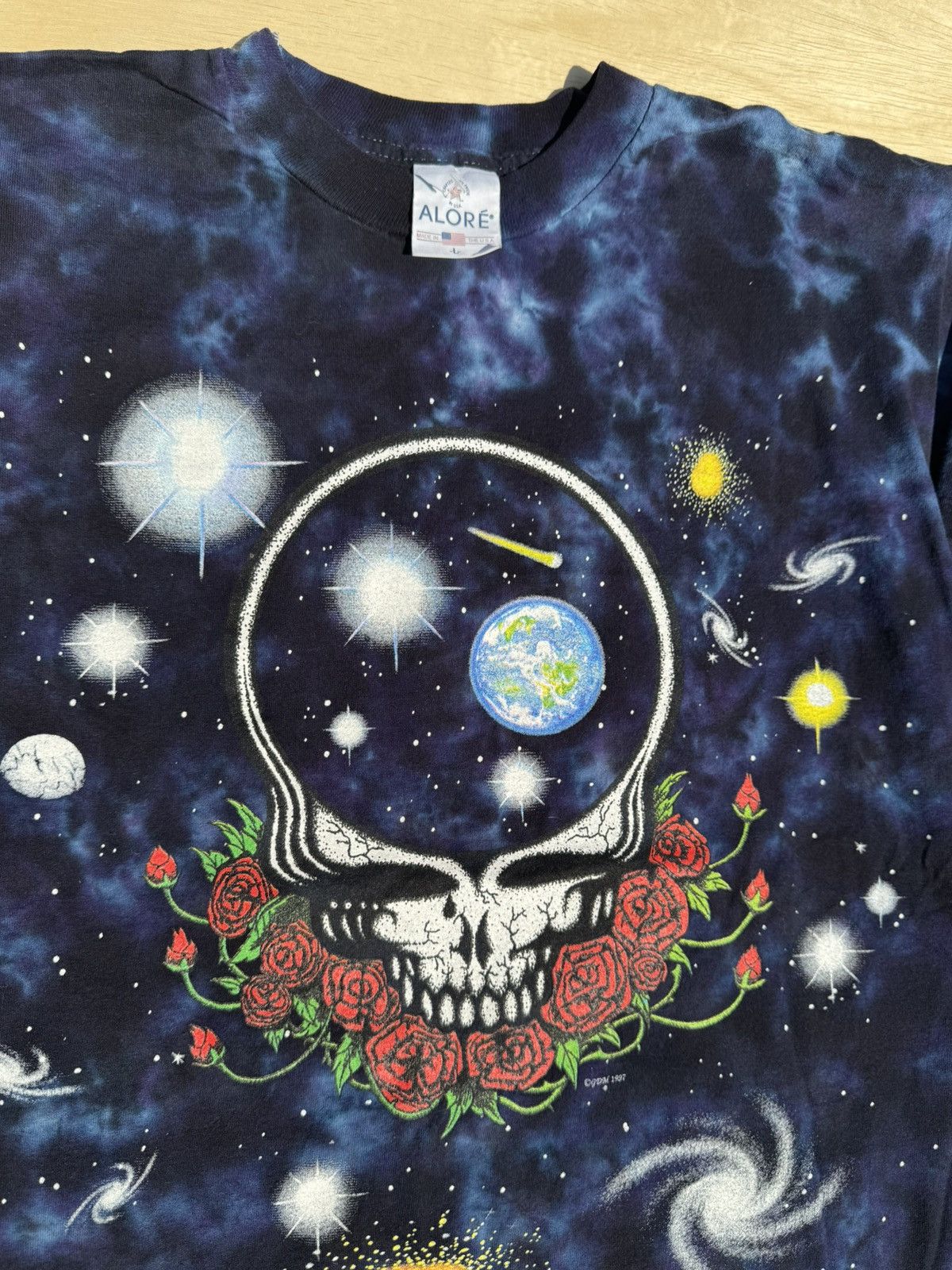 Band Tees × Grateful Dead × Vintage 1997 Grateful Dead Space Your Face Vintage Rock Band T-Shirt Size US L / EU 52-54 / 3 - 5 Thumbnail