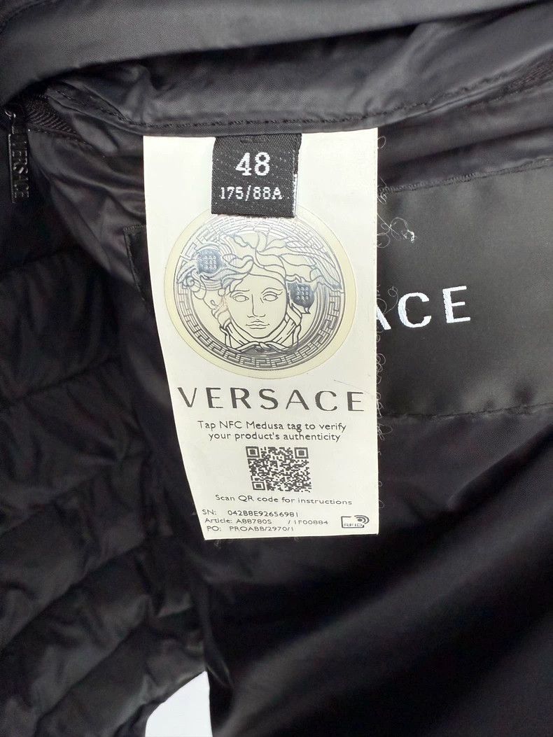Versace Versace Gray goose duck down jacket Size US M / EU 48-50 / 2 - 4 Thumbnail
