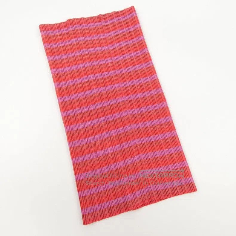 Issey Miyake Issey Miyake Colorful Striped Scarf Size ONE SIZE - 3 Thumbnail