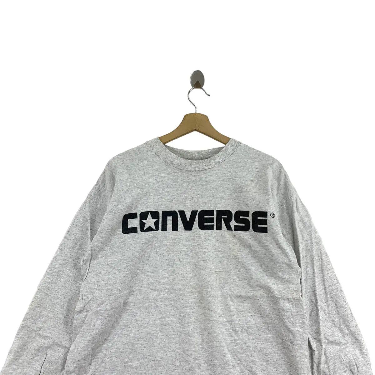Converse Vtg CONVERSE ALL STAR Chuck Taylor Stock Logo Sweatshirt Size L / US 10 / IT 46 - 3 Thumbnail