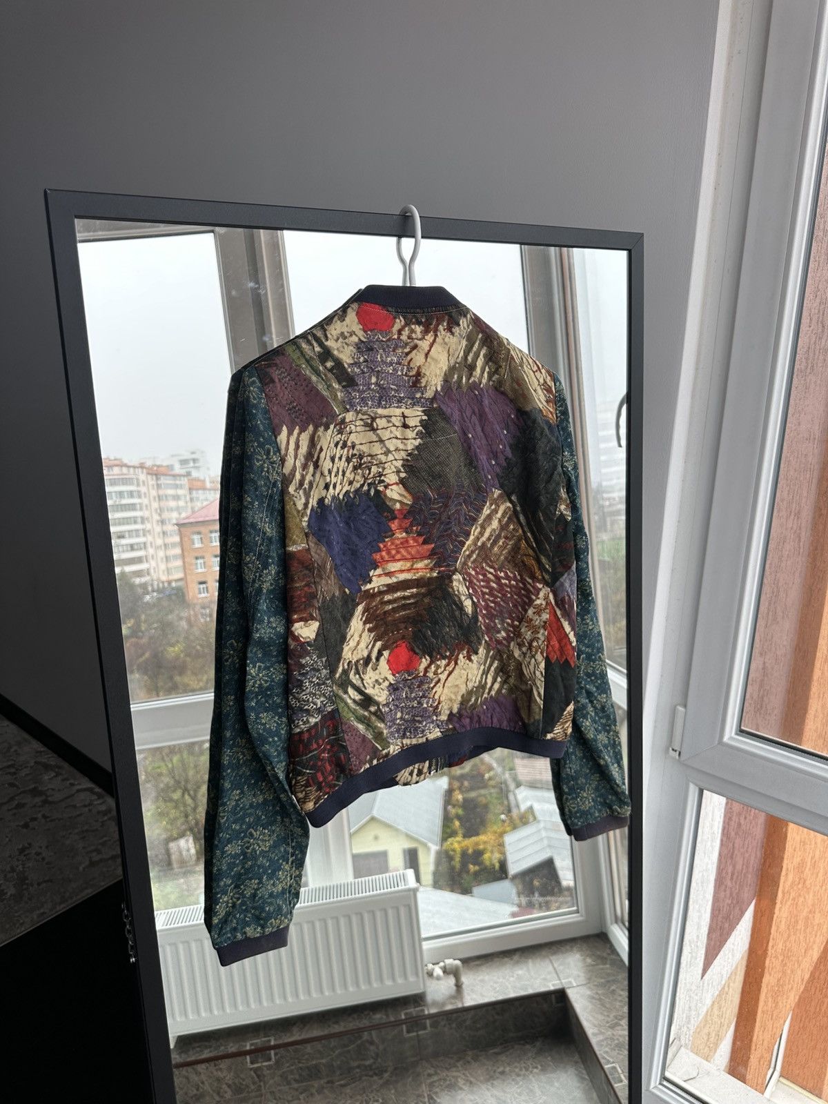Denim & Supply Ralph Lauren Denim & Supply Ralph Lauren Patchwork Bomber Jacket Tencel Size XS / US 0-2 / IT 36-38 - 6 Thumbnail