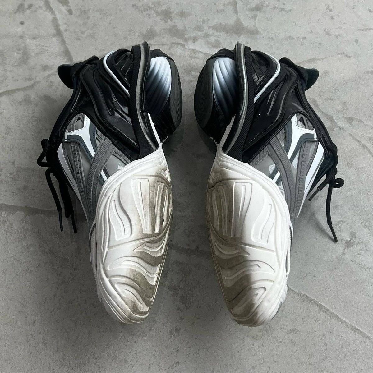 Balenciaga Balenciaga Tyrex Sneaker (Black / White) Size US 11 / EU 44 - 3 Thumbnail