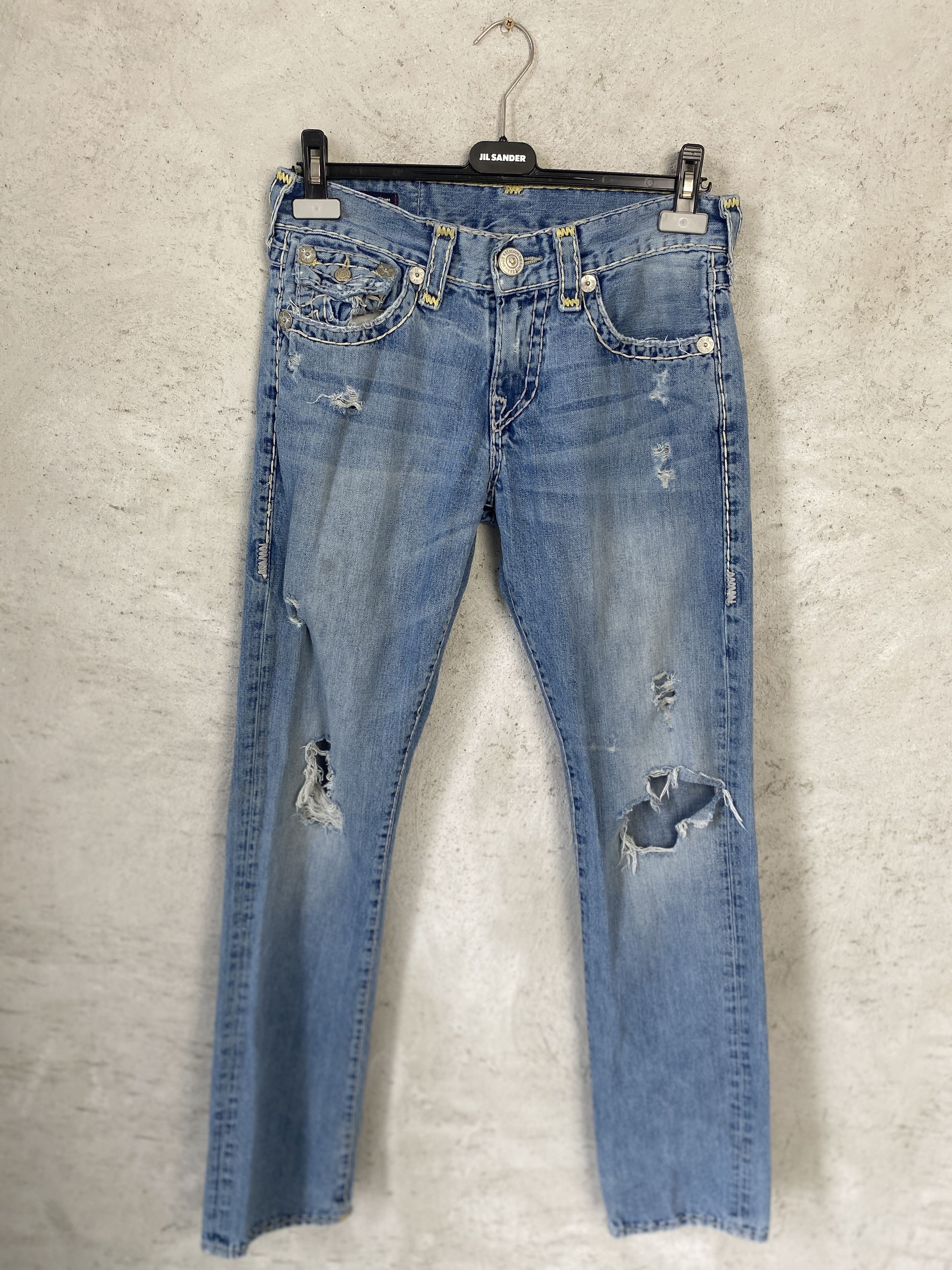 True Religion True Religion distressed denim jeans pants Ricky Size US 29 - 2 Thumbnail