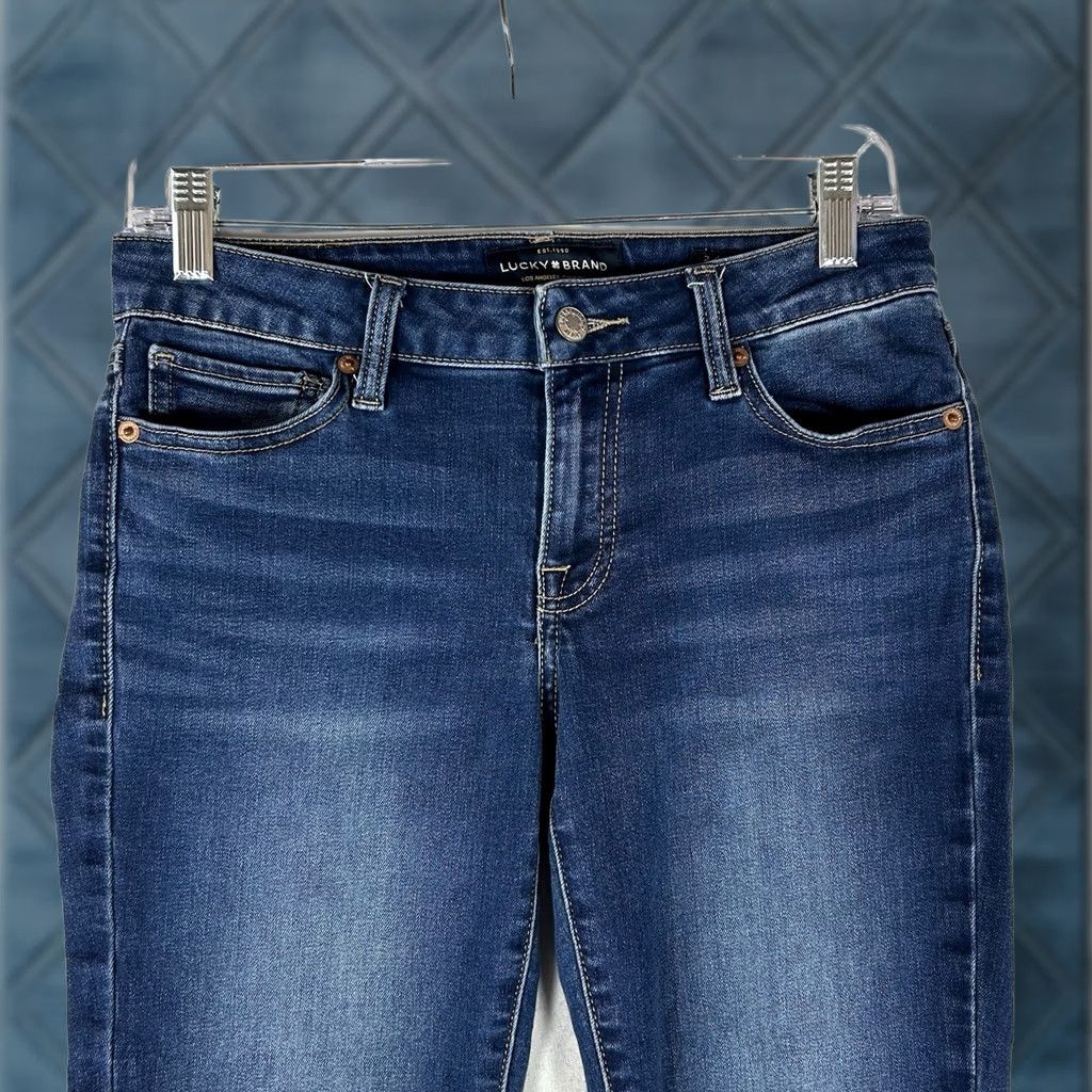 Lucky Brand Lucky Brand Lolita Skinny Jeans Womens 2/26 Ankle Blue Denim Dark Wash Casual Shirt Size 26" / US 2 / IT 38 - 1 Thumbnail
