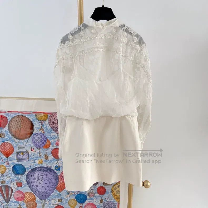 Valentino Valentino Lace patchwork dress Size M / US 6-8 / IT 42-44 - 5 Thumbnail