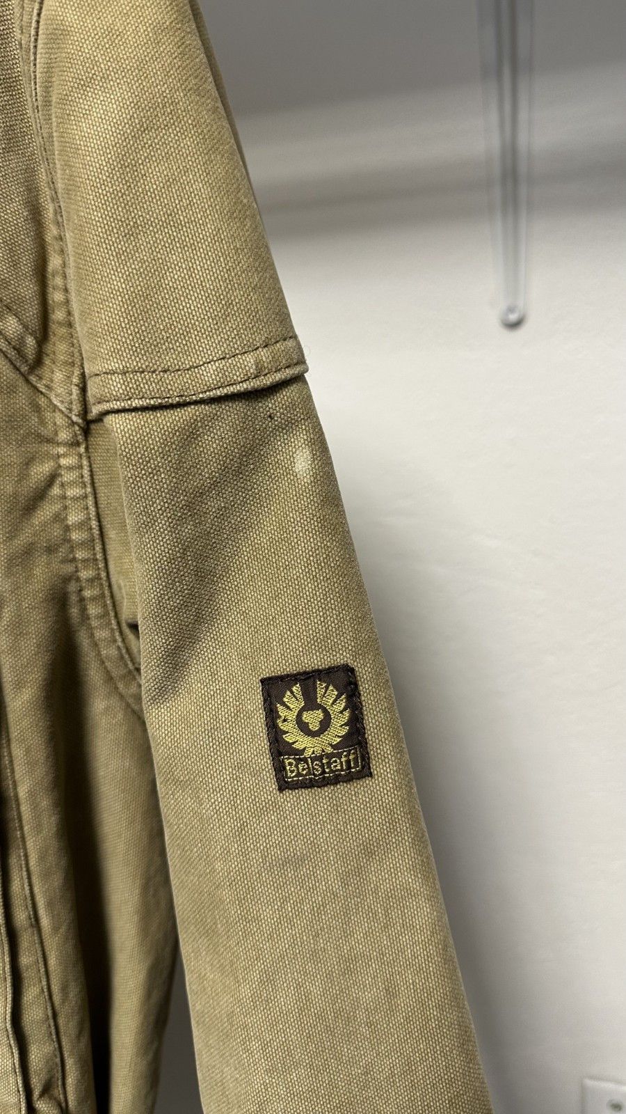 Belstaff Belstaff Men’s Roadmaster Beige Cotton Belted Jacket 1943 Size US L / EU 52-54 / 3 - 8 Thumbnail