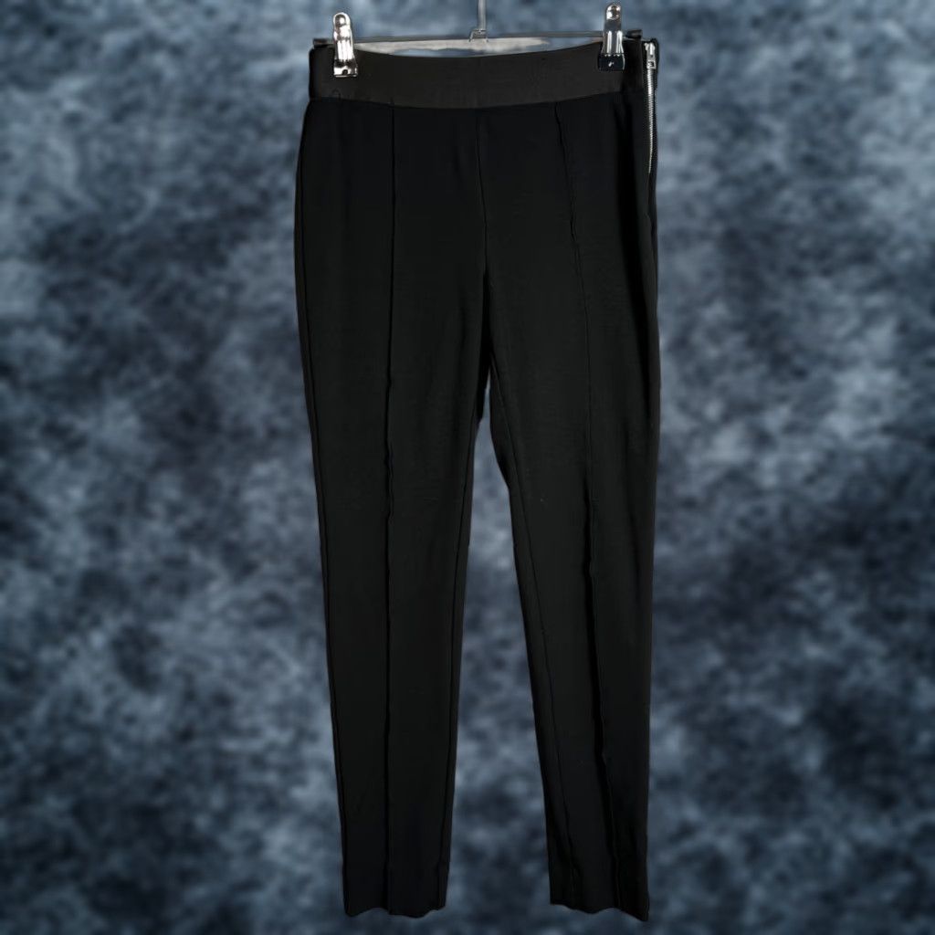 Everlane Everlane Womens Size 00 Black Skinny Pants With Side Zipper Closure Size 24" / US 00 / IT 34 - 1 Thumbnail