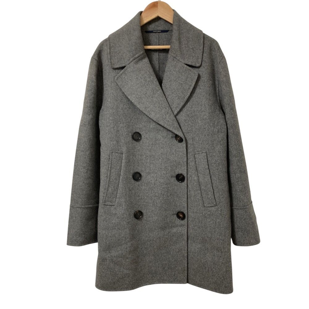Max Mara Max Mara S Max Mara Cucito A Mano Wool Double Breasted Coat Textile Outerwear DUTY FREE for USA Size ONE SIZE - 1 Thumbnail