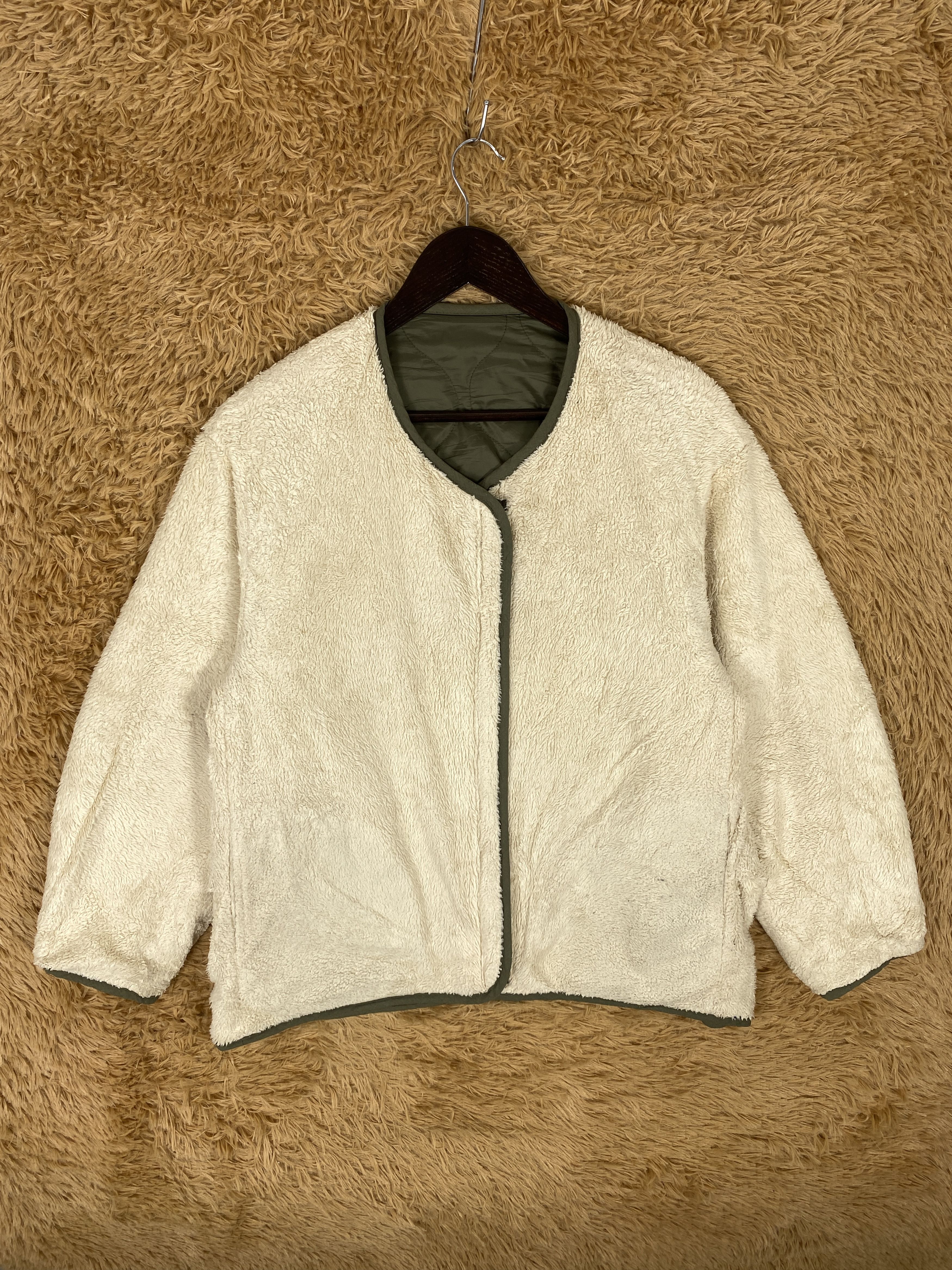 Japanese Brand Vintage Midium Quilted Fleece Reversible Jacket Size US S / EU 44-46 / 1 - 6 Thumbnail