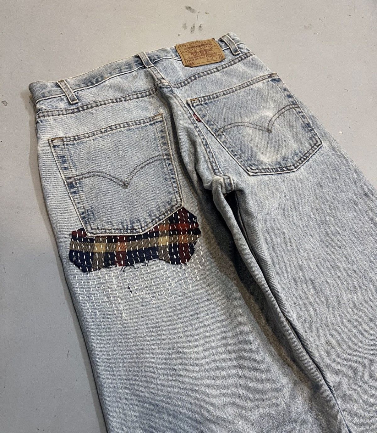 Levi's Vintage Levi’s shashiko jeans denim Size US 32 / EU 48 - 5 Thumbnail