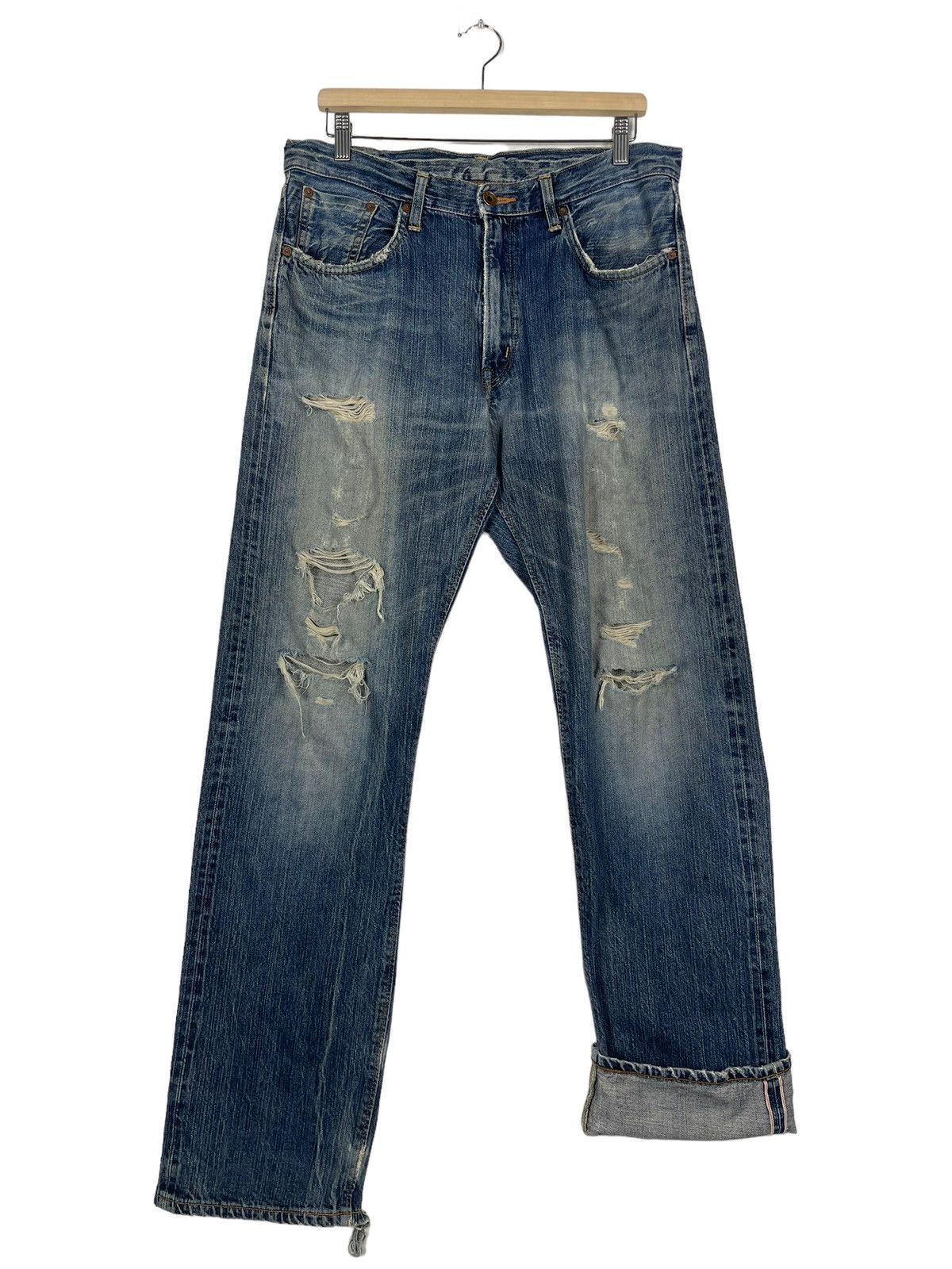 Edwin Vintage Edwin 505ZX Selvedge Denim Size US 34 / EU 50 - 10 Thumbnail