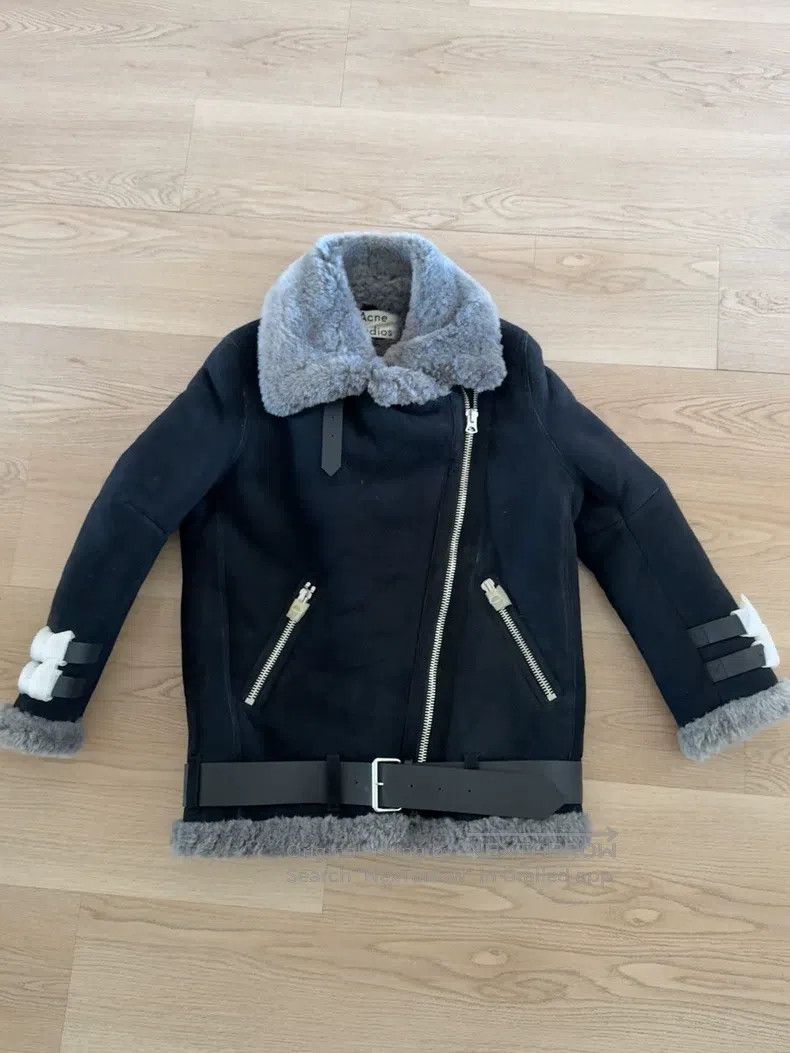 Acne Studios Acne Studios Shearling and Leather Combination Jacket Size XS / US 0-2 / IT 36-38 - 2 Thumbnail