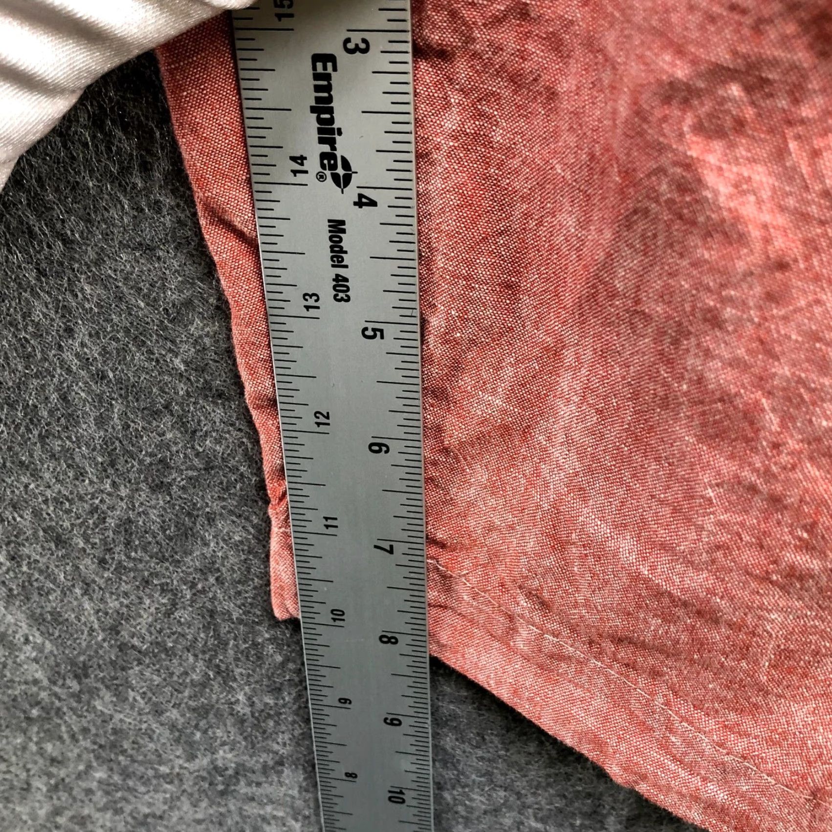 Banana Republic Banana Republic Chambray Shorts Mens 36 Peach Coral Flat Front 8'' Inseam Size US 36 / EU 52 - 7 Thumbnail