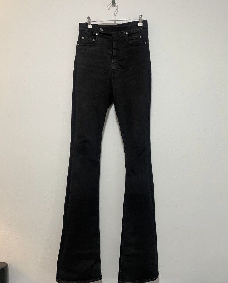 Rick Owens Rick Owens Drkshdw bolan bootcut Super Long High Waist