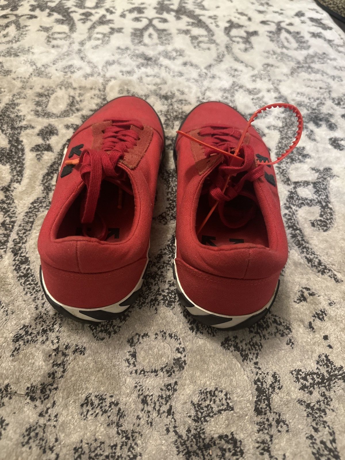 Off-White Off-White Vulc Low Sneaker Red Size US 10.5 / EU 43-44 - 4 Thumbnail