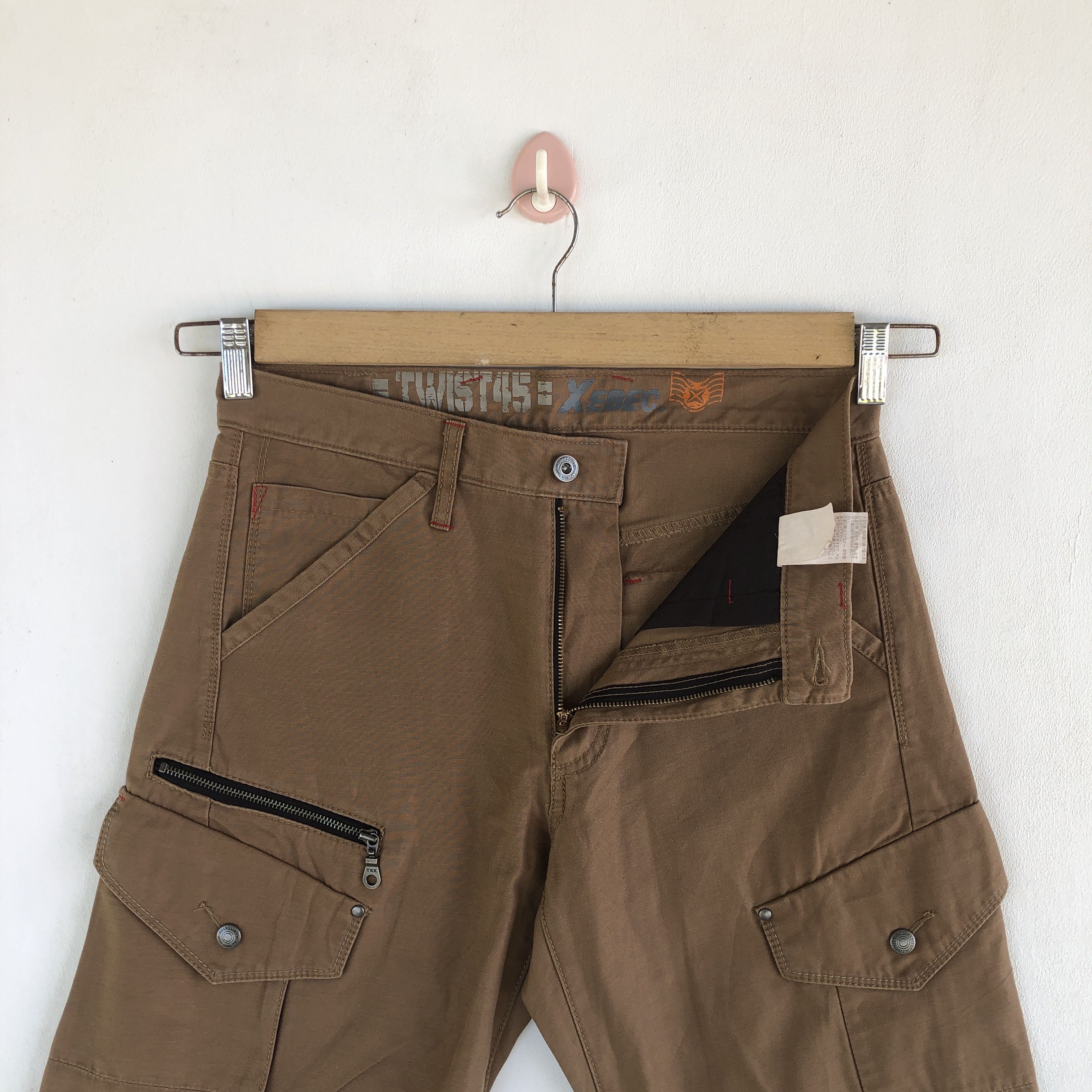 Japanese Brand Vintage Japanese Cargo Pants Multi Pocket Bondage Trousers Size US 30 / EU 46 - 5 Thumbnail
