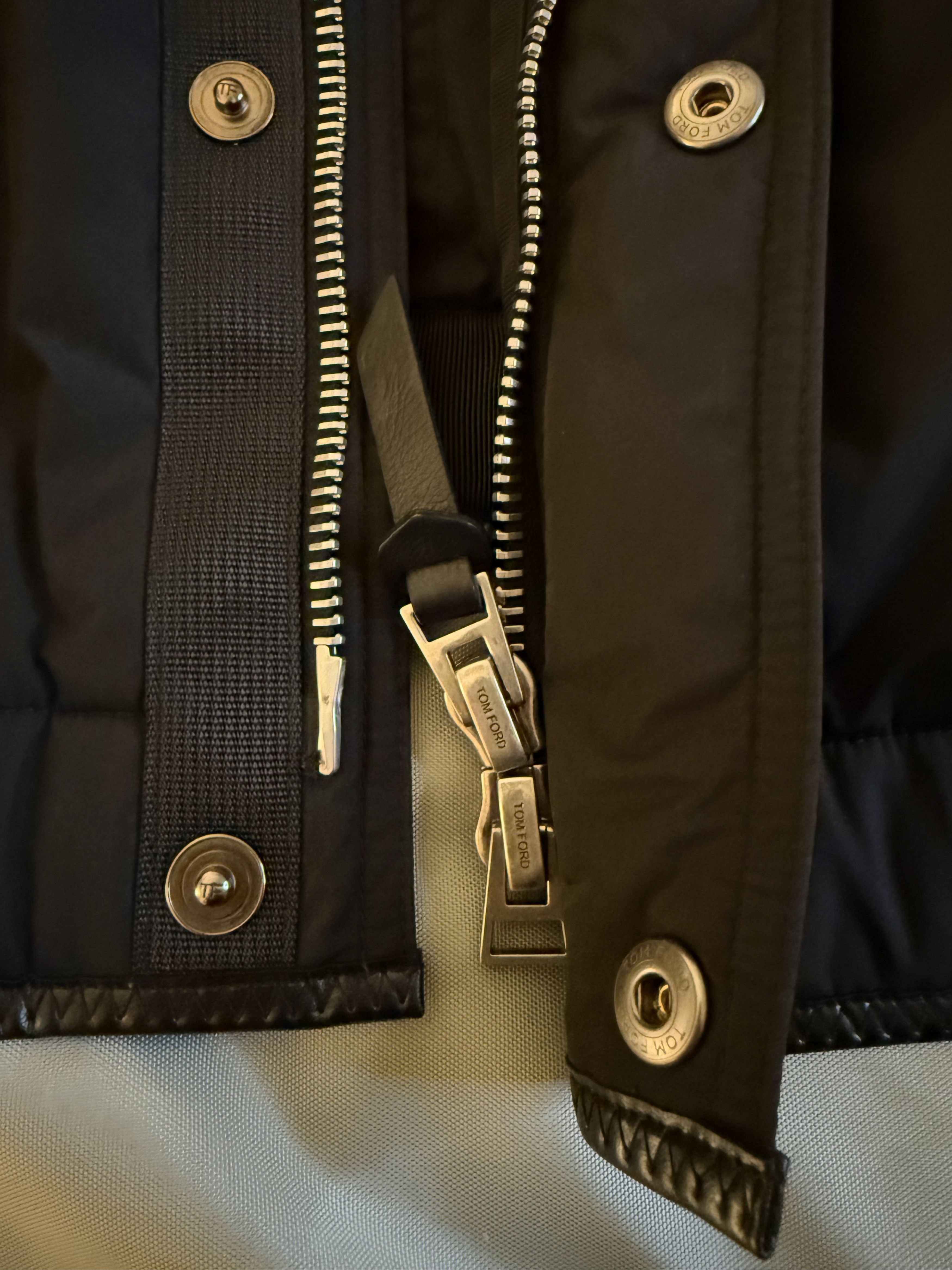 Tom Ford Fits 52, Best Dressed $4,300 w/tax Ovatta Leather Accents Size US XL / EU 56 / 4 - 14 Thumbnail