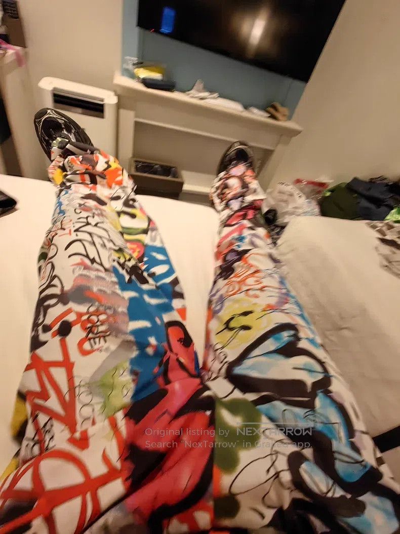 Vetements Vetements size M White Graffiti Long Pants Size US 27 - 7 Thumbnail