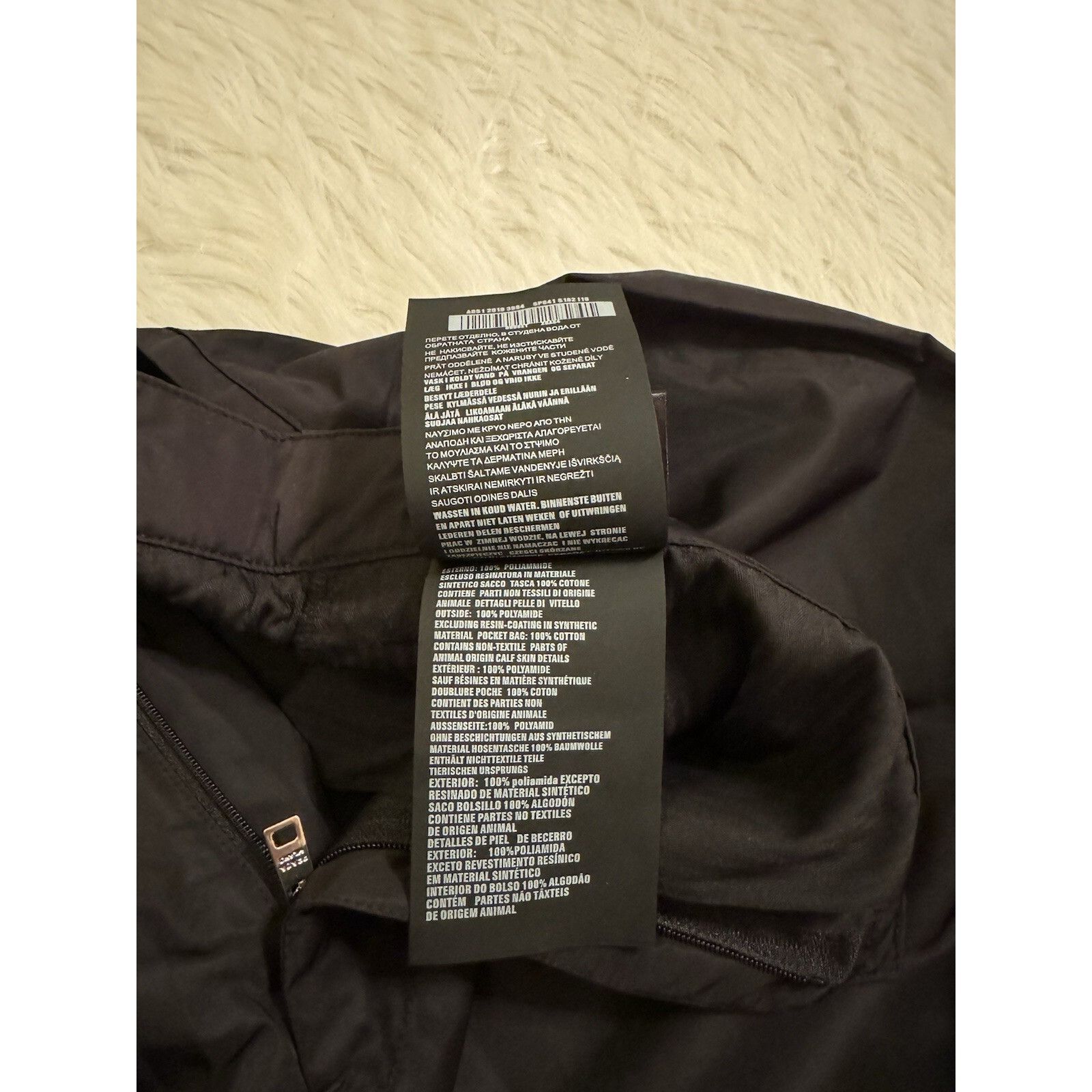 Prada Prada Nylon Gabardine Pants Triangle Logo Strap Cuff Black 5 Size US 36 / EU 52 - 4 Thumbnail