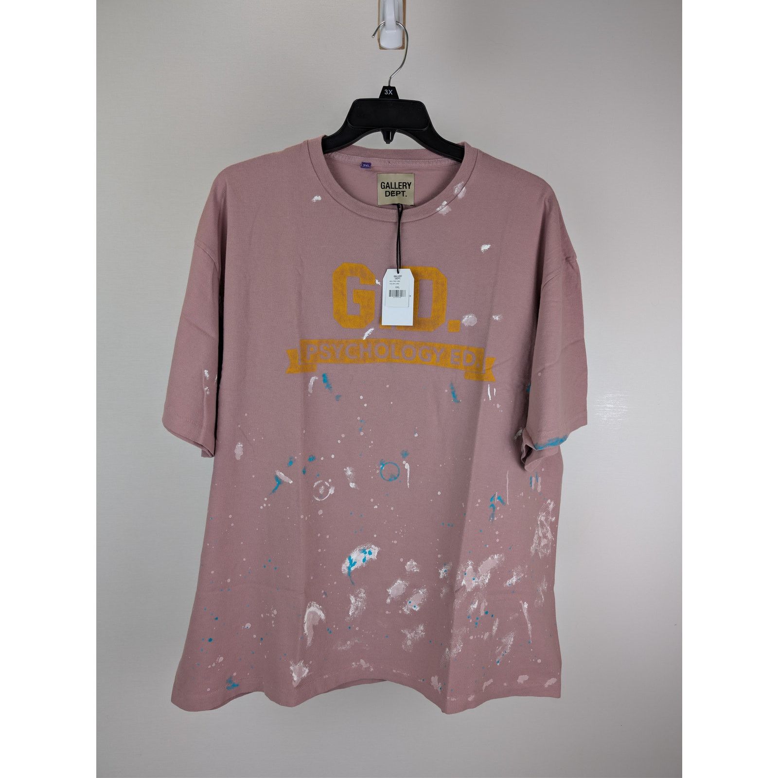Gallery Dept. o1rshd1 Psychology Ed paint-splattered cotton-jersey T-shirt Size US XXL / EU 58 / 5 - 2 Thumbnail
