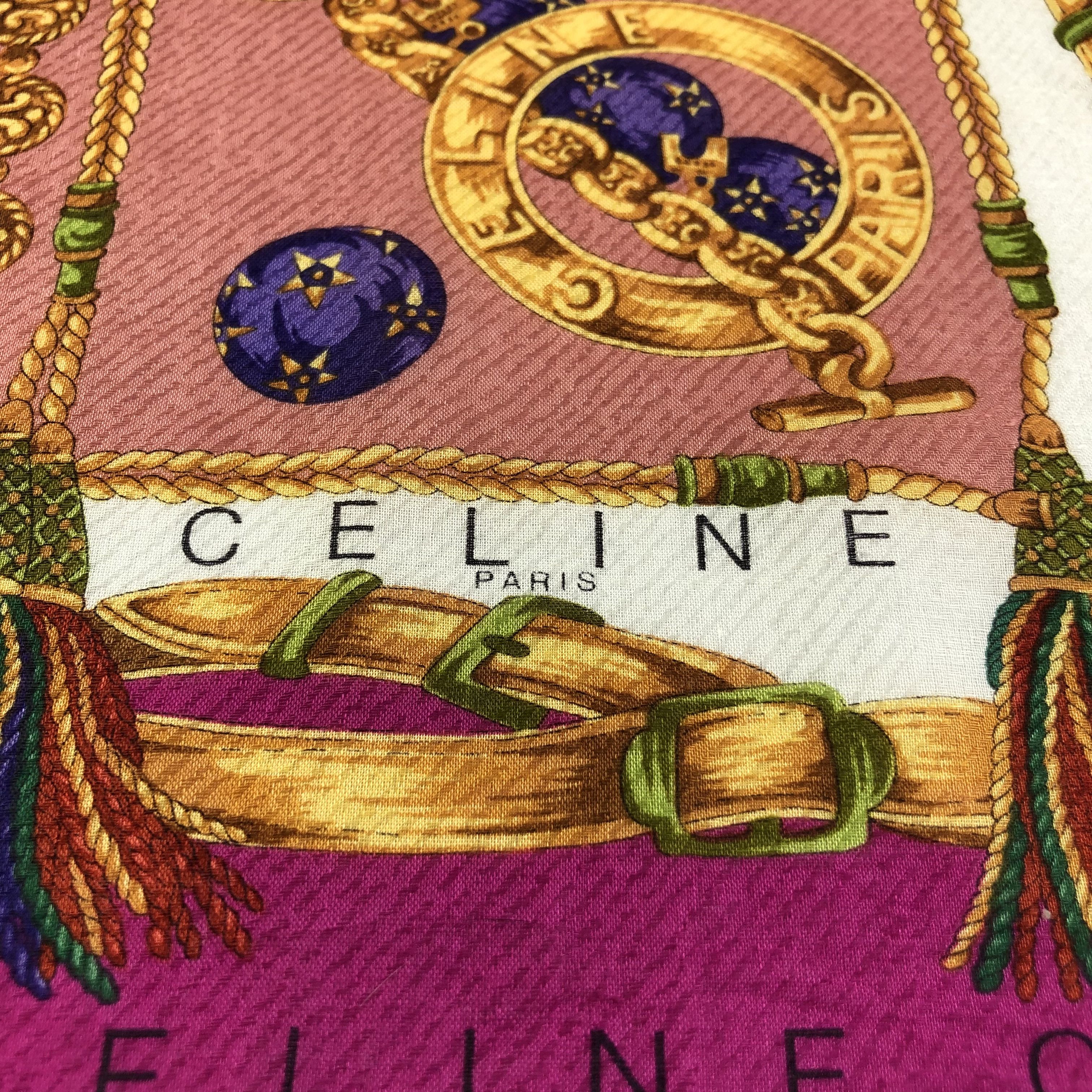 Celine Celine Handkerchief Neckerchief Bandana H1882 Size ONE SIZE - 4 Thumbnail